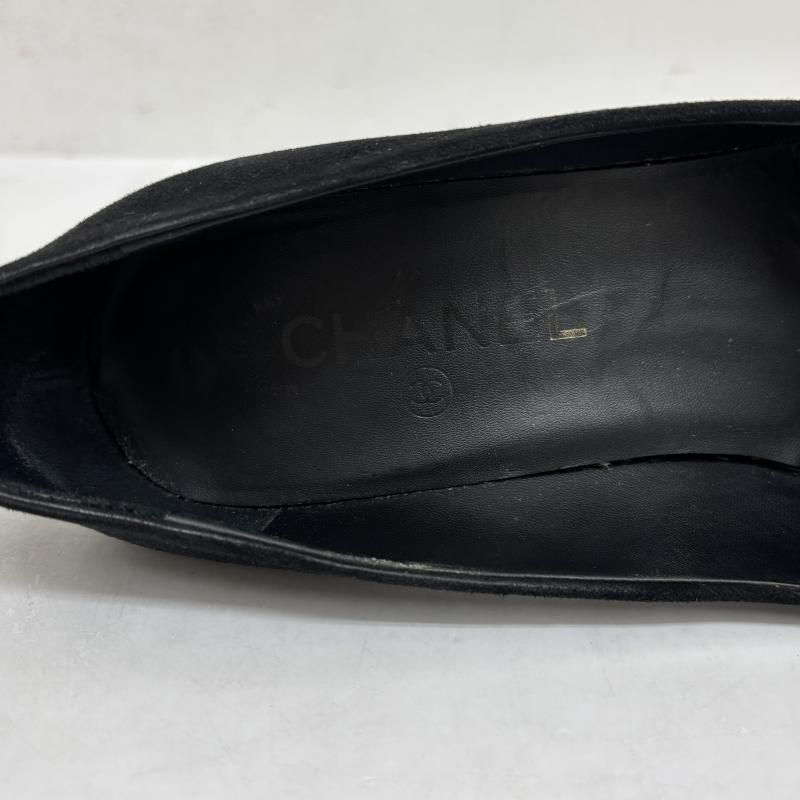CHANEL シャネル パンプス ココマーク レザー パンプスG31983 フェイクパール 箱あり size 38 KIN-KAAI_COM