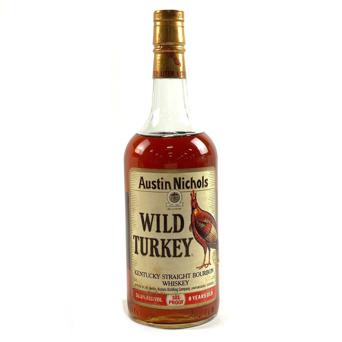 WILD TURKEY ワイルドターキー8年旧ラベル古酒 ワイルドターキー WILD TURKEY 8年 旧旧ラベル 1000ml