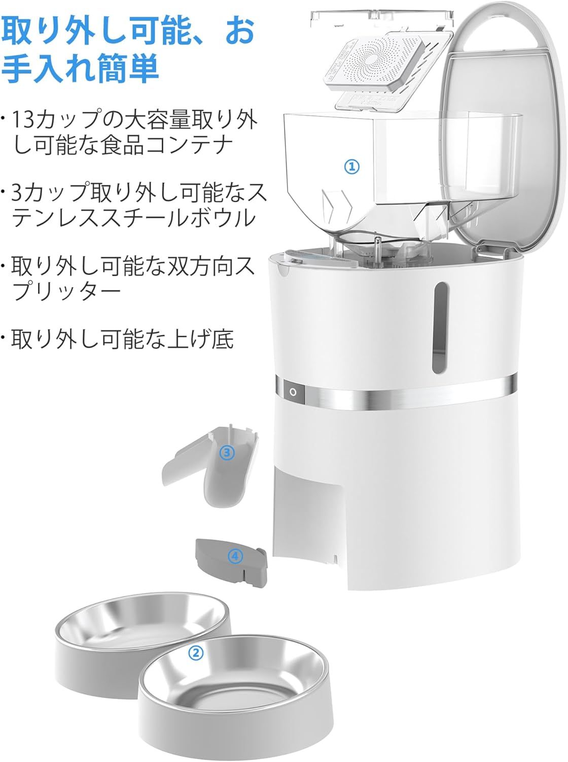 手動給餌可 中小型犬