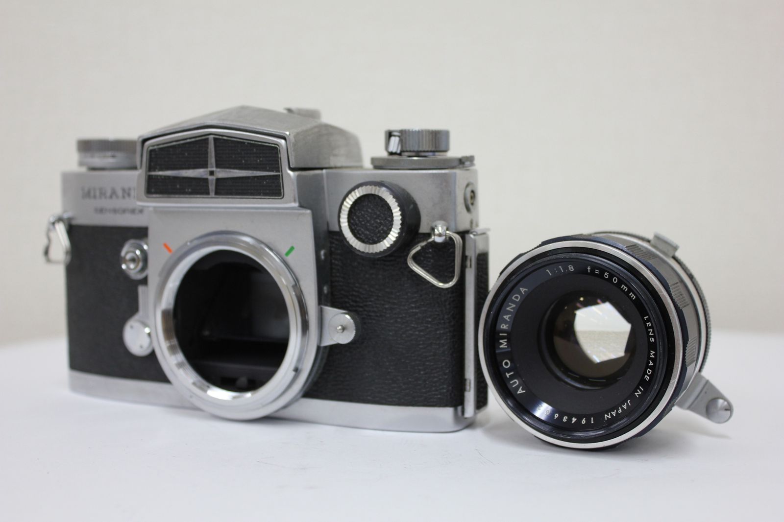 返品保証 ミランダ MIRANDA SENSOREX AUTO MIRANDA 50mm F1.8 ボディレンズセット e3088
