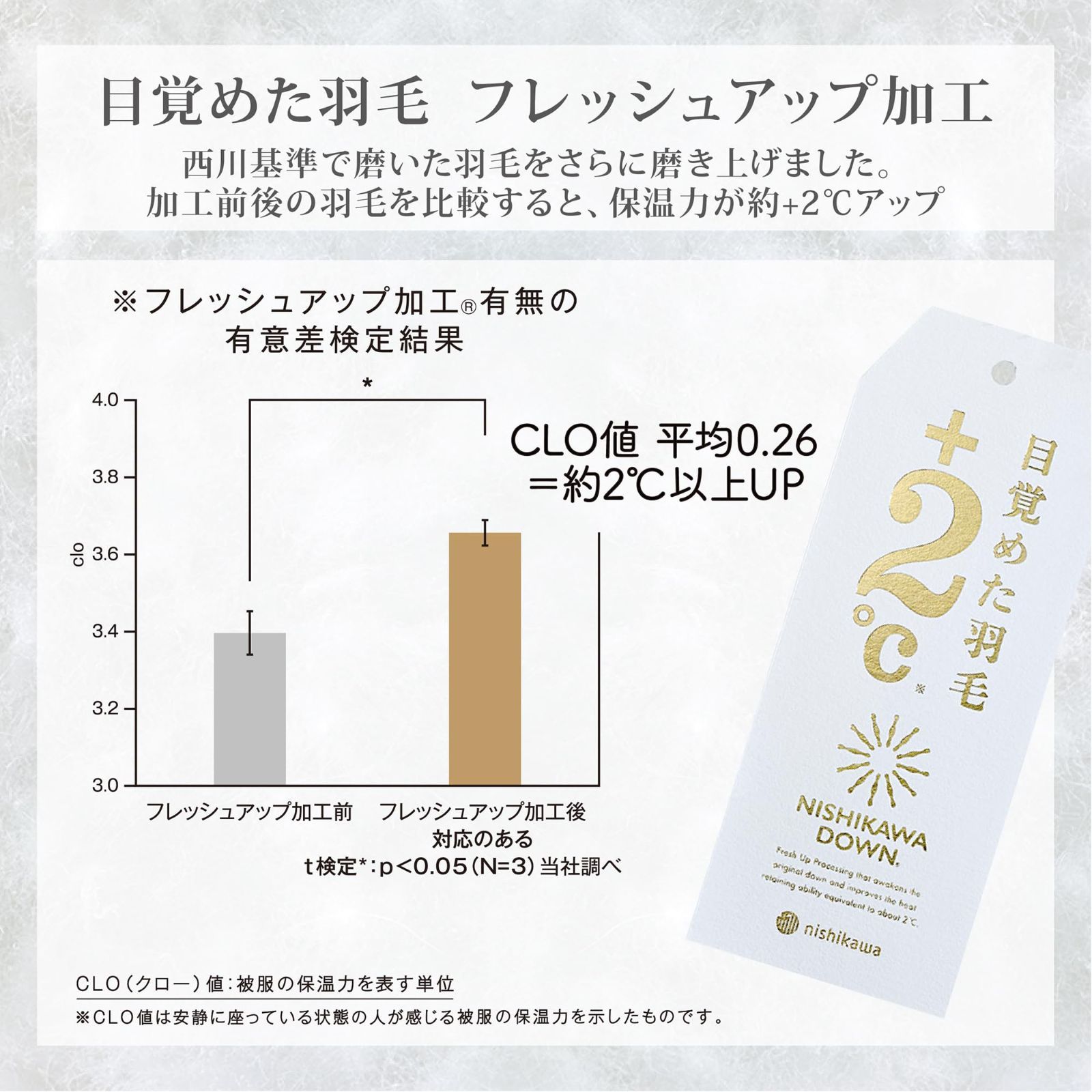 西川ダウン ホワイトグースダウン90