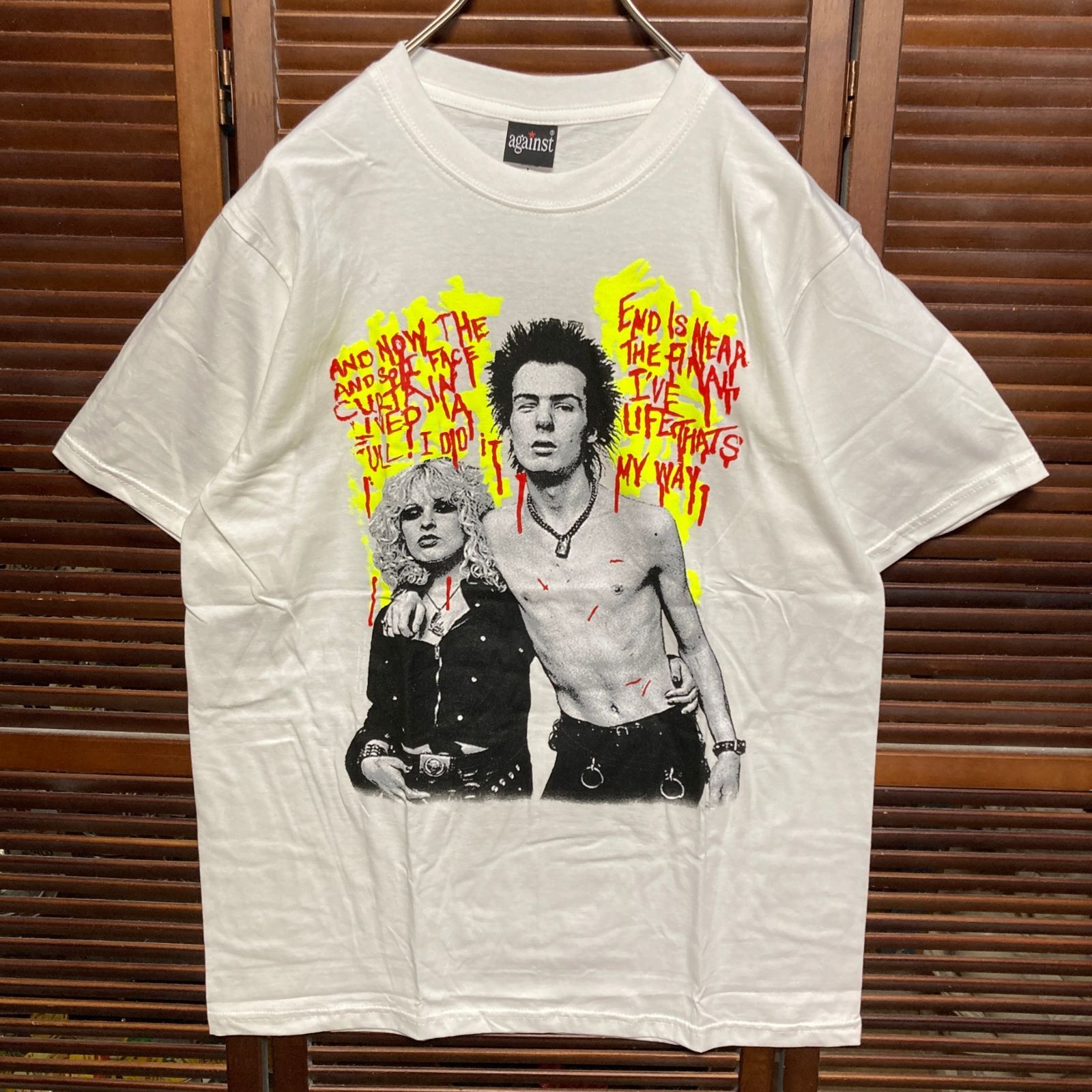 セックスピストルズ SEX PISTOLES 白 バンド Tシャツ tee ティー