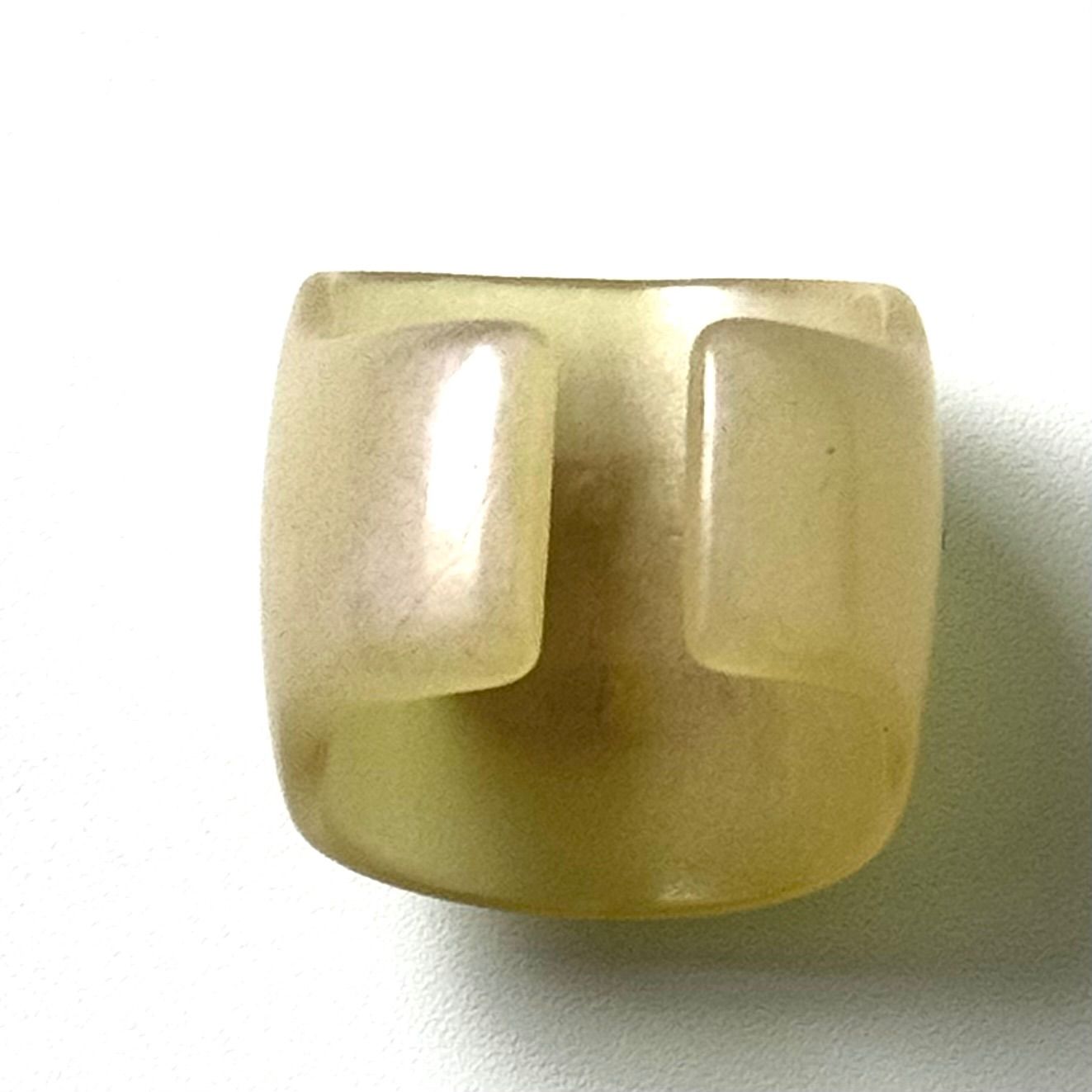 シャネル ヴィンテージ リング 指輪 ココマーク スクエア レトロ プラリング シャネル ヴィンテージ リング 指輪 ココマーク スクエア レトロ