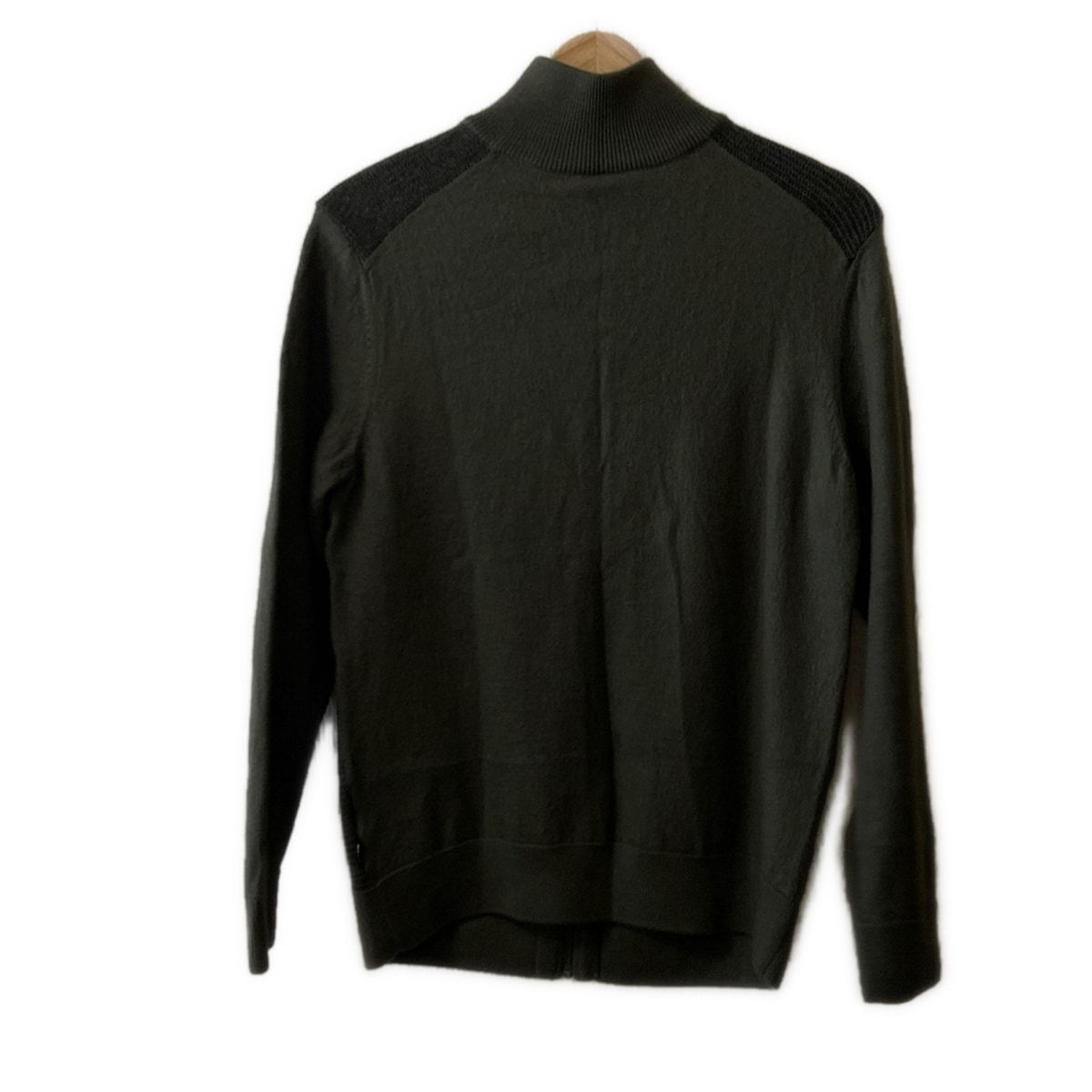 HUGOBOSS ヒューゴボス カーディガン サイズL メンズ - カーキ 長袖|ジップアップ|ハイネック