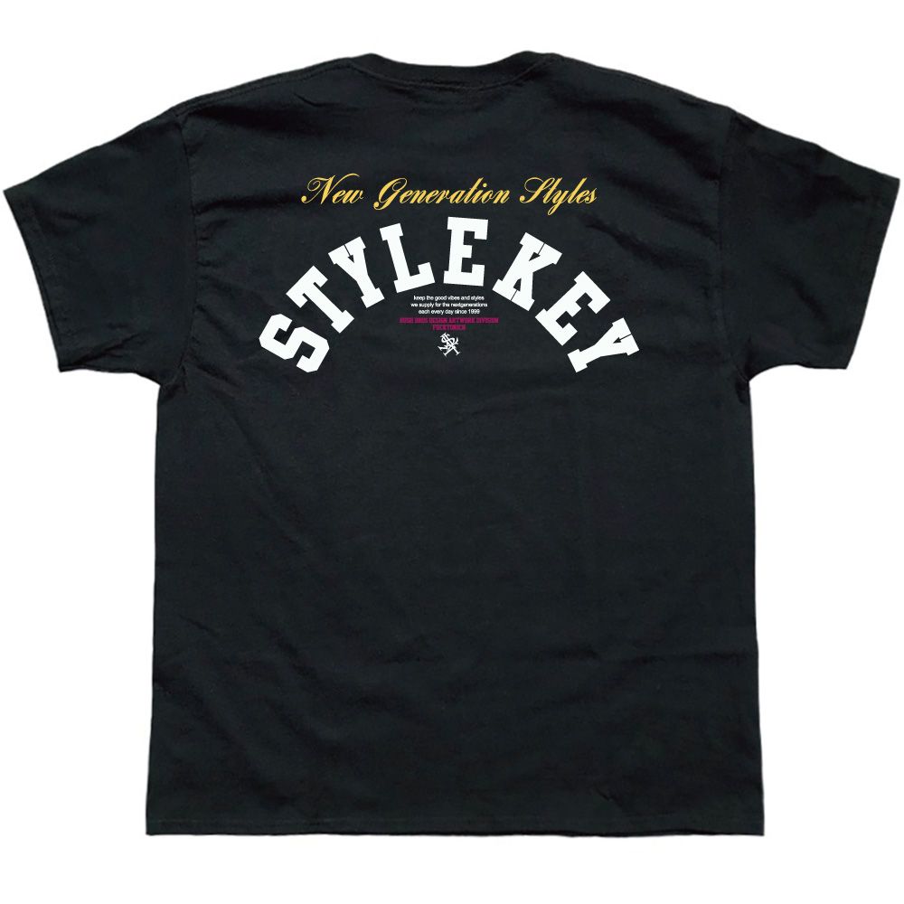 STYLEKEY スタイルキー 半袖Tシャツ CITY BOX S/S TEE(SK23SU-SS07) ストリート ヒップホップ レゲエ ロック B系 バンド ボックスロゴ 大きいサイズ