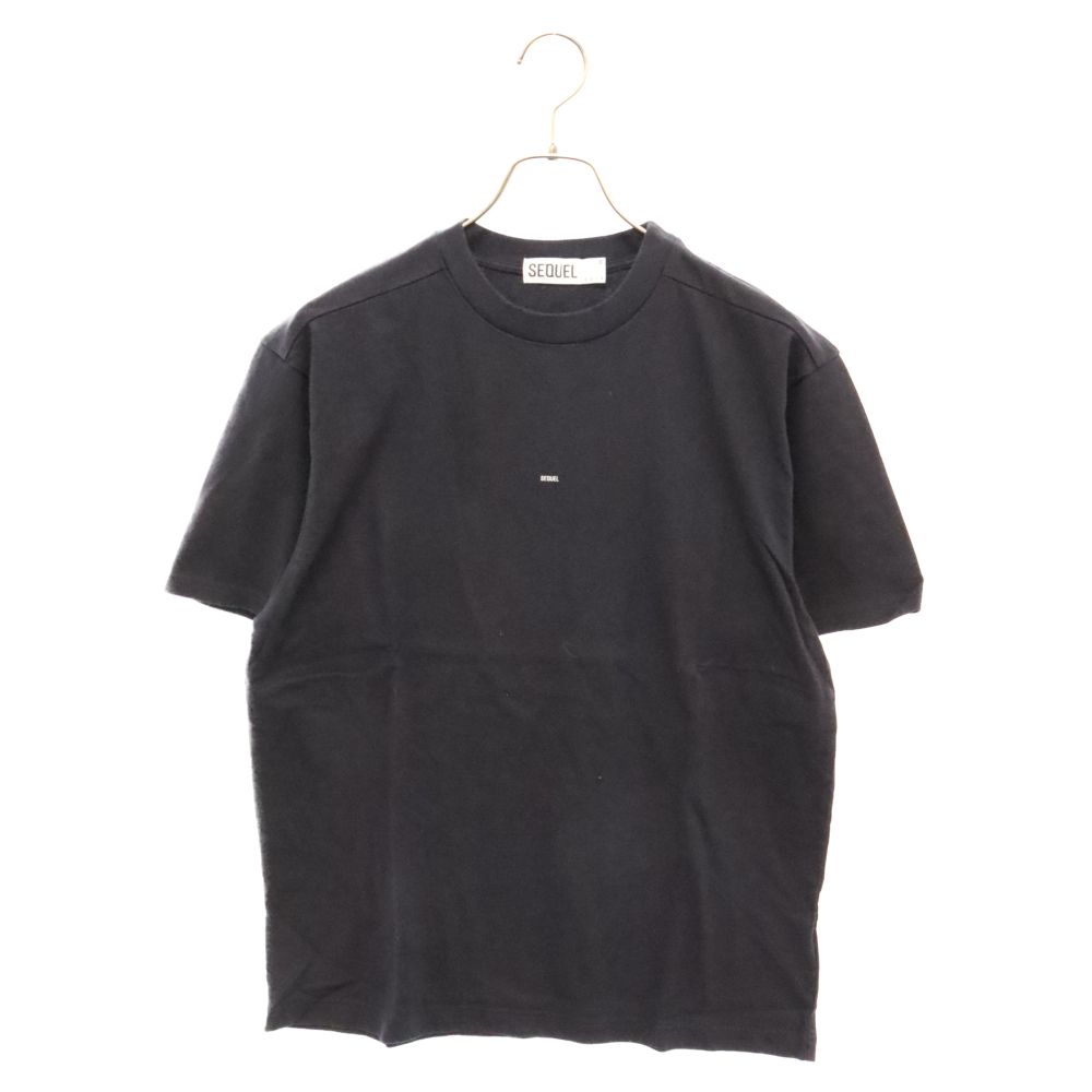 SEQUEL (シークエル) 20AW Logo Tee ロゴプリント半袖Tシャツ ネイビー SQ-20AW-ST02