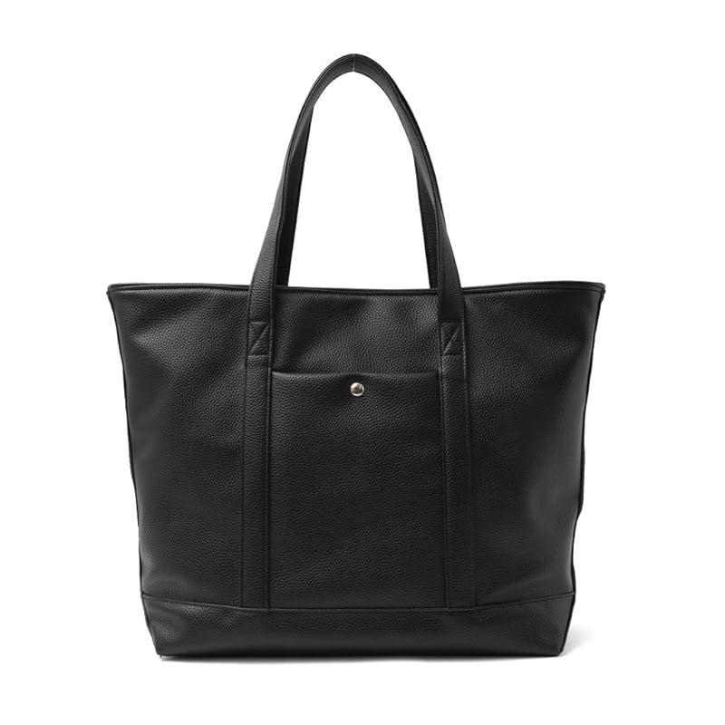 VITAFELICE ヴィータフェリーチェ サイドラインテープビッグトートバッグ レディース inb-10181p ブラック