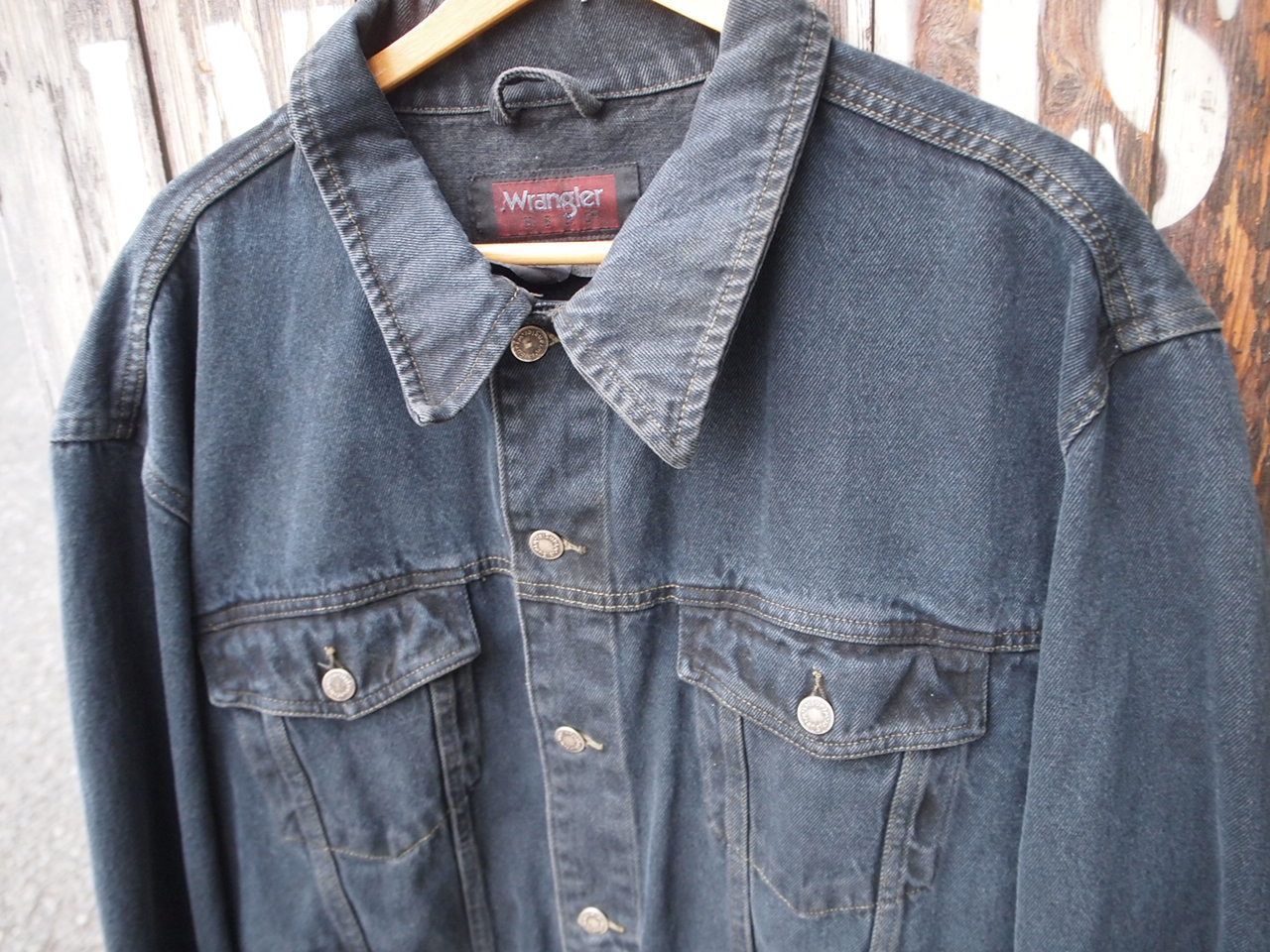 Wrangler ラングラー ベロア テーラードジャケット レザー XL Wrangler（ラングラー）の「Wrangler/ラングラー セットアップ