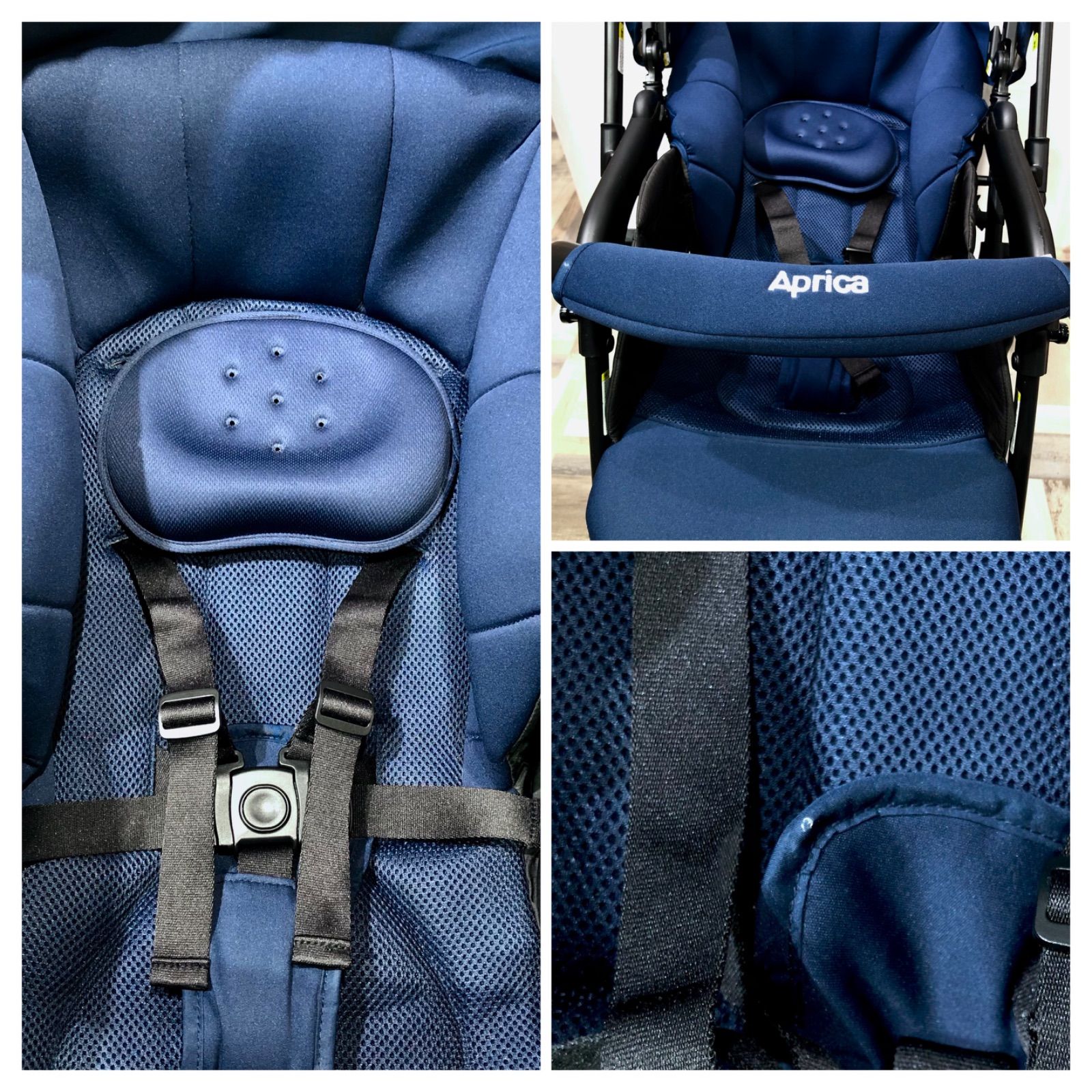 アップリカ 超軽量ベビーカー カルーンエアー AB カラフルドット