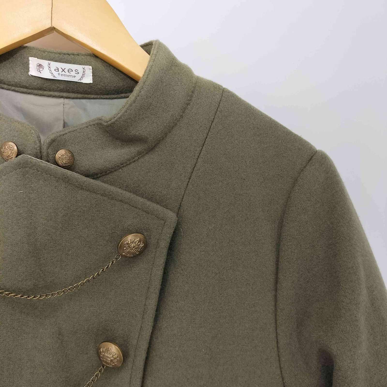 ナポレオン軍服コート axes femme アクシーズファム axes femme ナポレオンロングコート