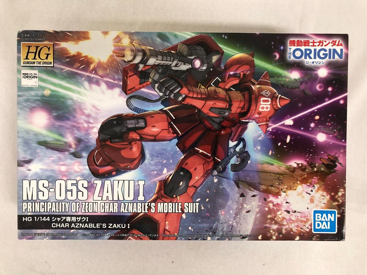 未開封】1/144 HG MS-05S シャア専用ザクI 機動戦士ガンダム THE