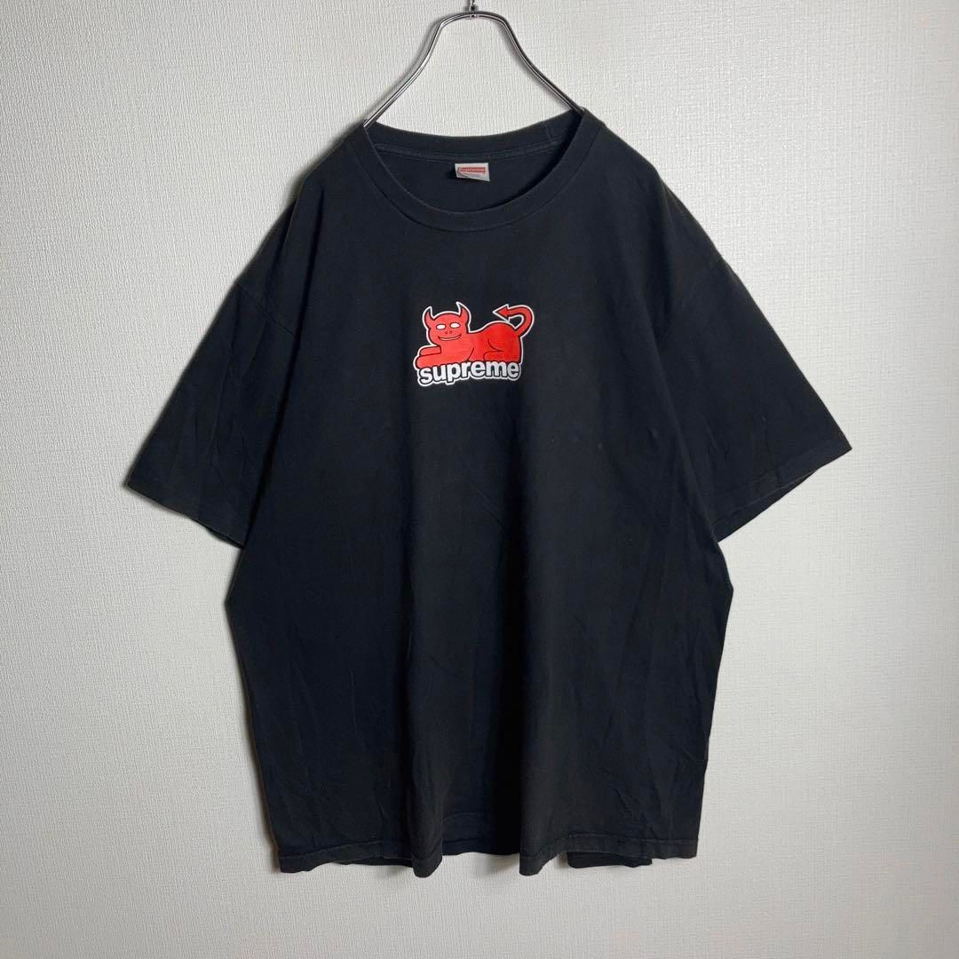 人気XLサイズ】SUPREME Tシャツ トイマシーン デビルキャット - メルカリ 