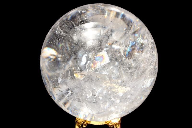 天然石 丸玉 白水晶 スフィア 置物 Amazon.co.jp: 白水晶 ボール