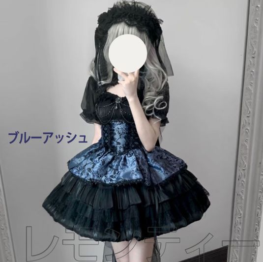 暗黒系オリジナルデザイン Lolita コスプレ衣装 ワンピース JSK