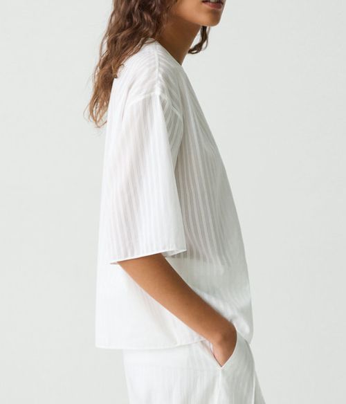 トップス ストライプ