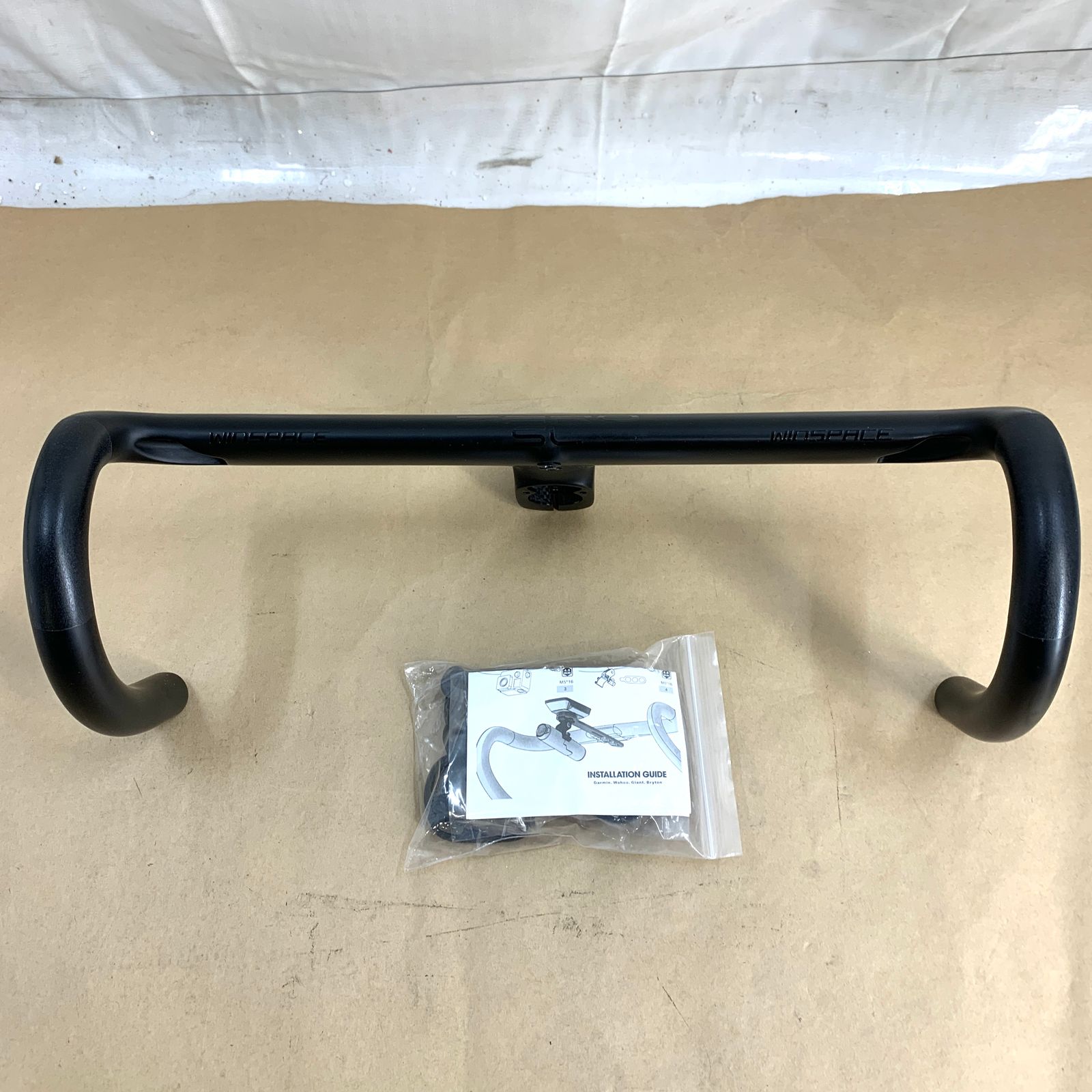 WINSPACE ZERO SL 一体型カーボンハンドルバー ディスクブレーキ用 380-85