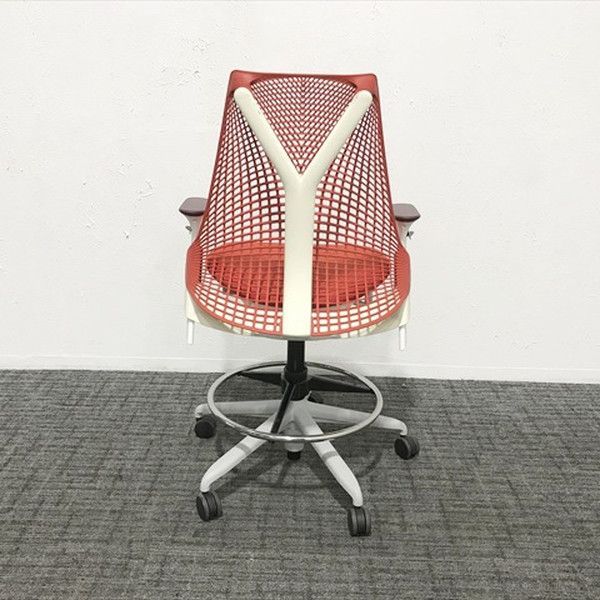 HermanMiller セイルチェア ハイチェア ハーマンミラー レッド