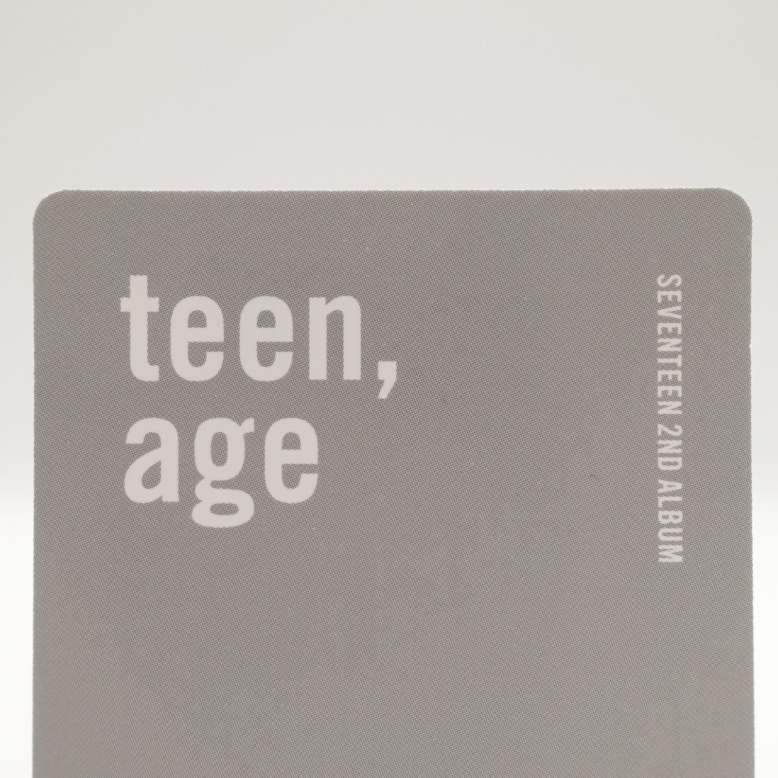 SEVENTEEN ミンギュ 2nd ALBUM TEENAGE WHITE Ver. トレカ