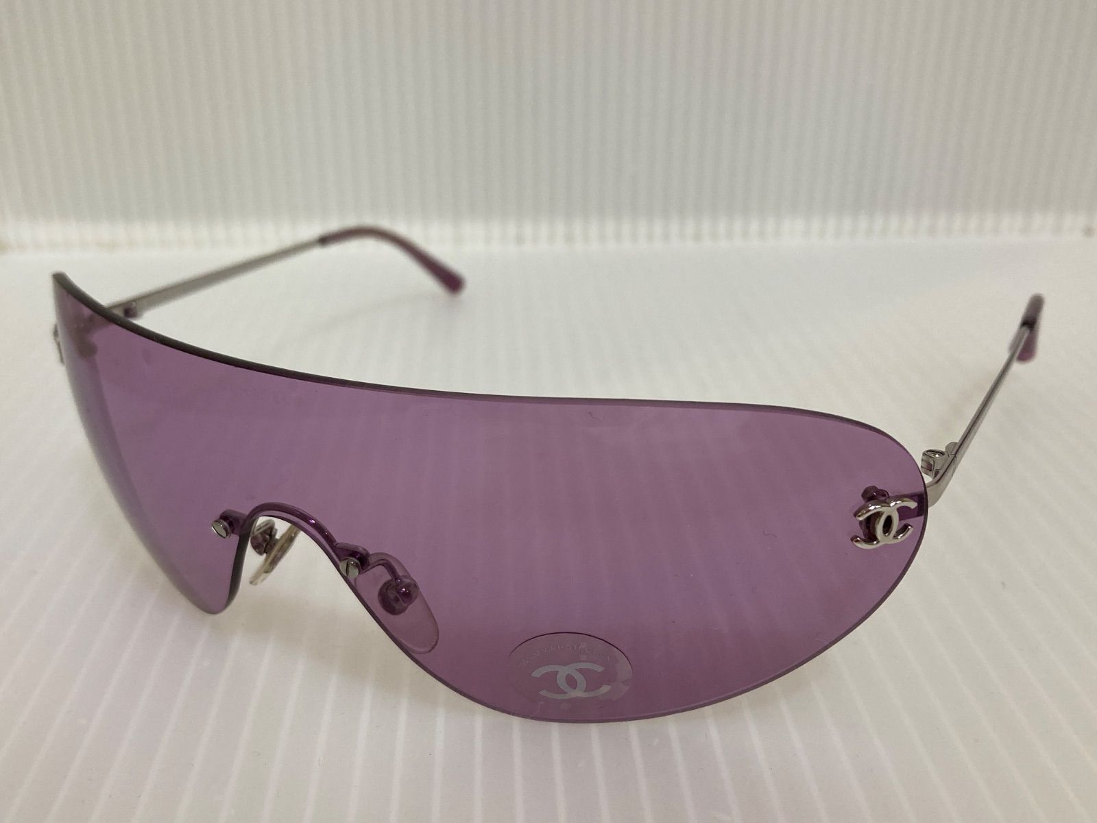 CHANEL シャネル ココマーク サングラス ピンク系 4012