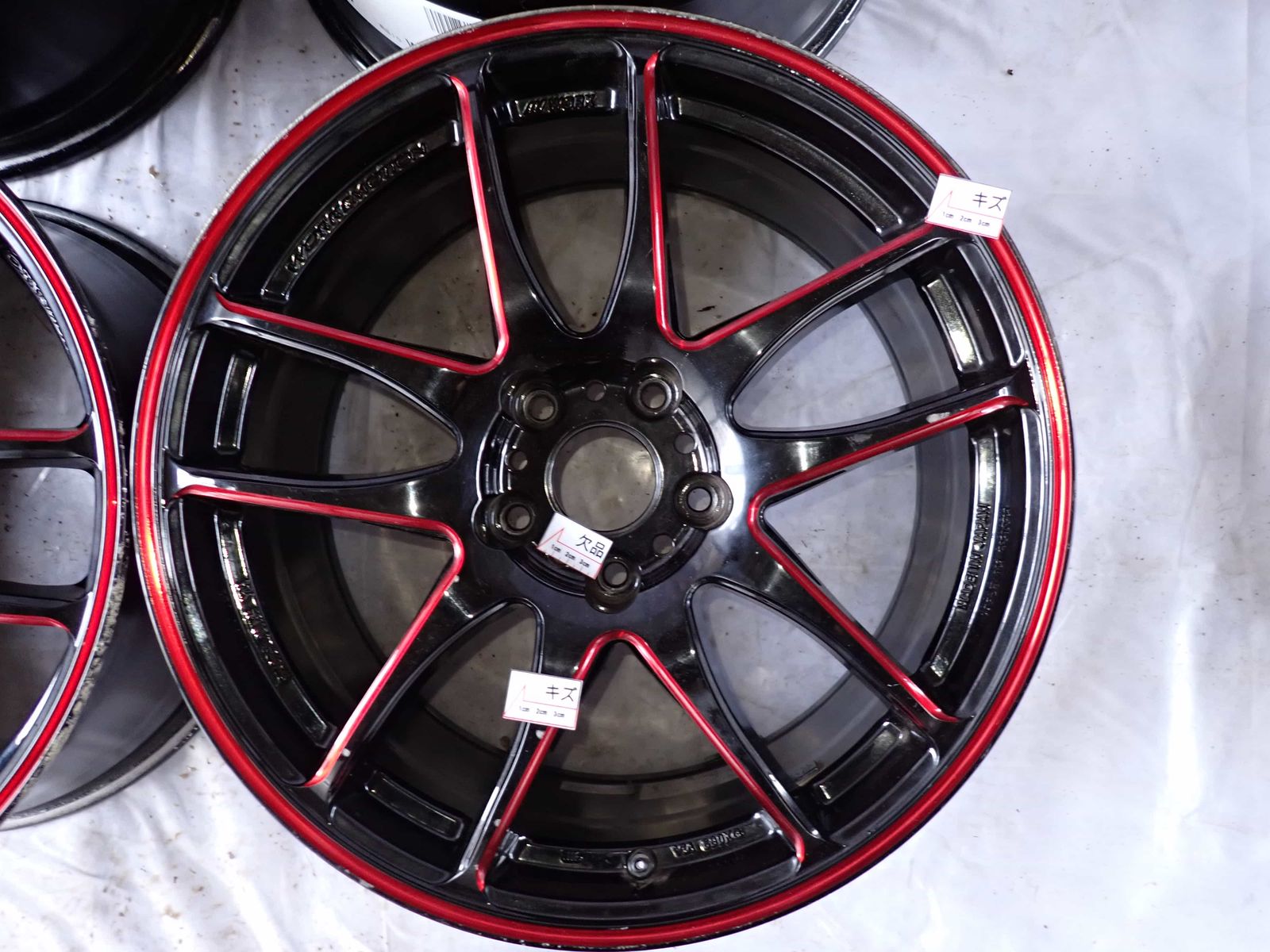 送料込み‼︎ WORK エモーション CR kai 18インチ 5穴 タイヤ付き WORK