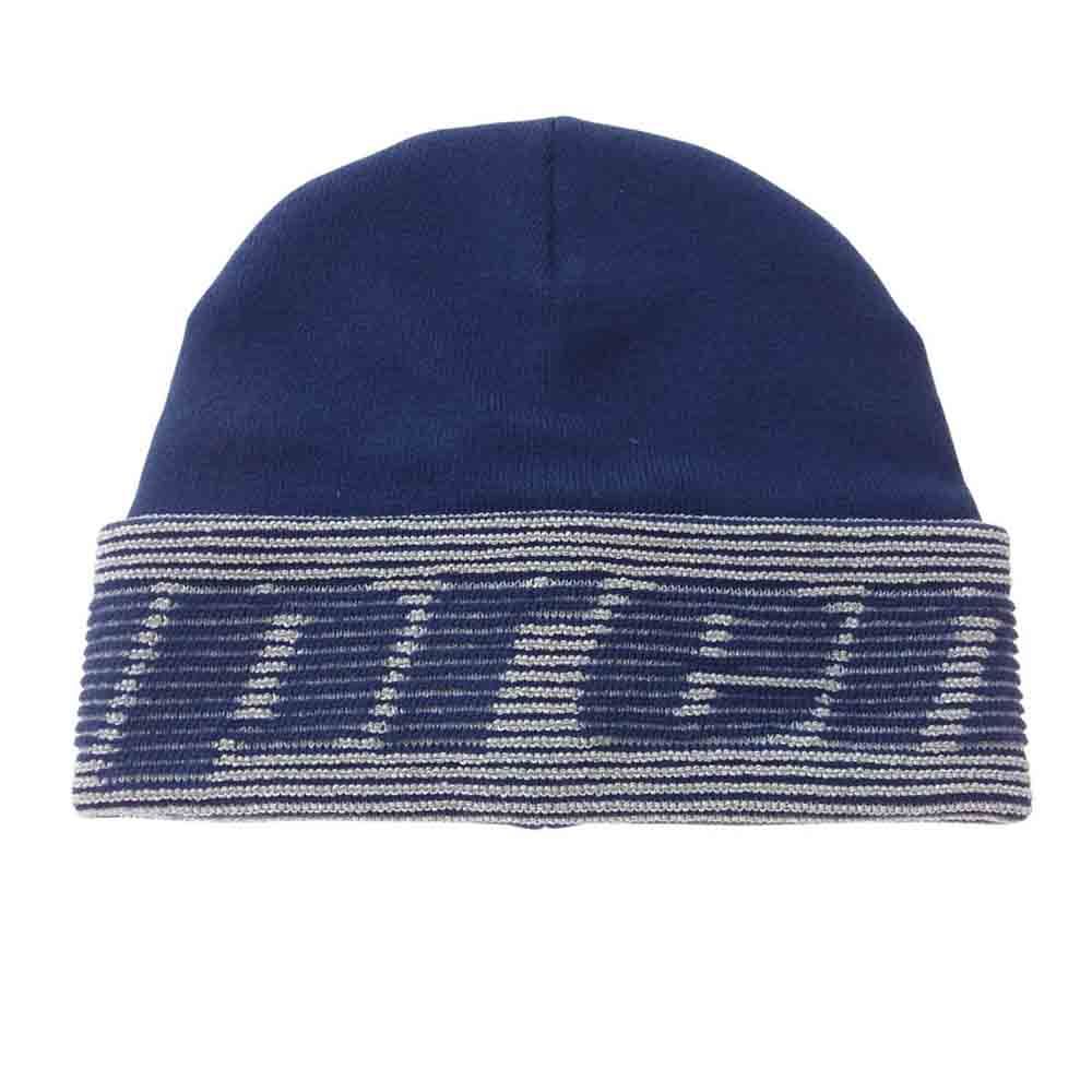 Supreme シュプリーム 24AW RN101837 Reflective Jacquard Beanie リフレクティブ ジャガード ビーニー ニット キャップ ネイビー系