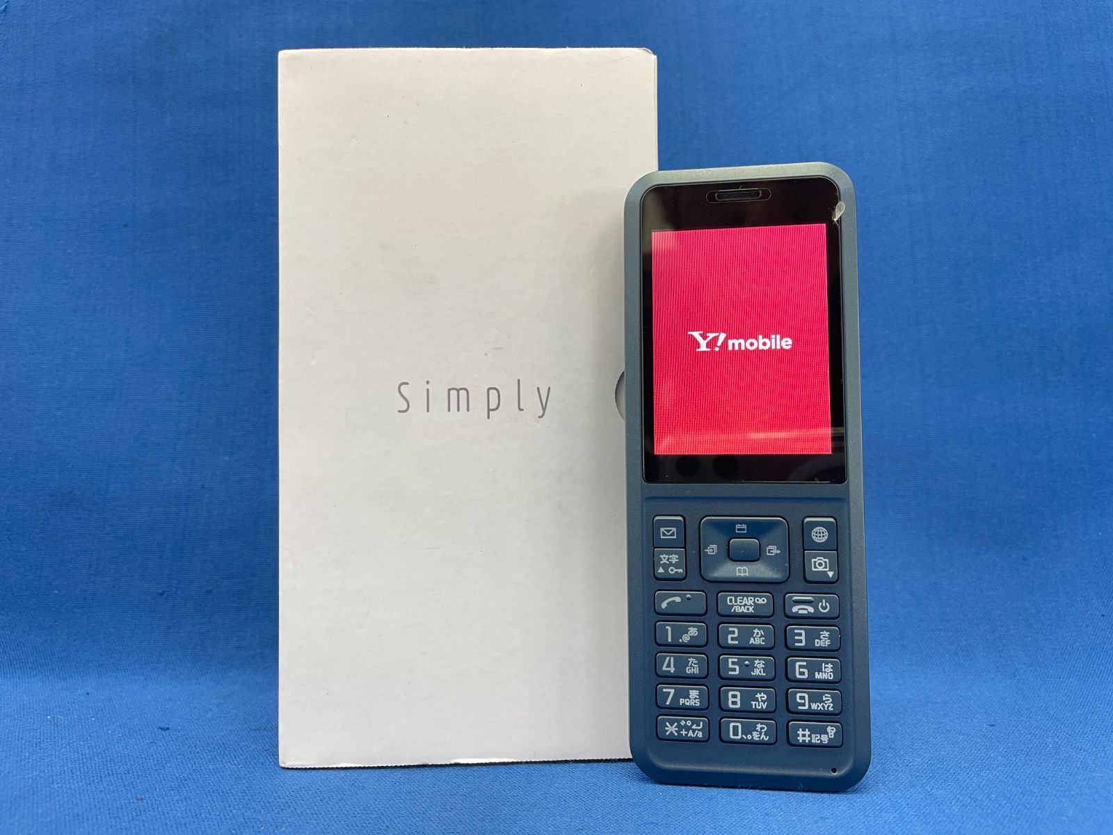 SIMフリー】Simply ガラホ/ダークブルー 新品同様】simフリー☆ymobile Simply 603SI レッド 中古】Simply  603SI ダークブルー Y!mobile [2133018942012] - リコレ！|ビックカメラグループ ソフマップの中古通販サイト