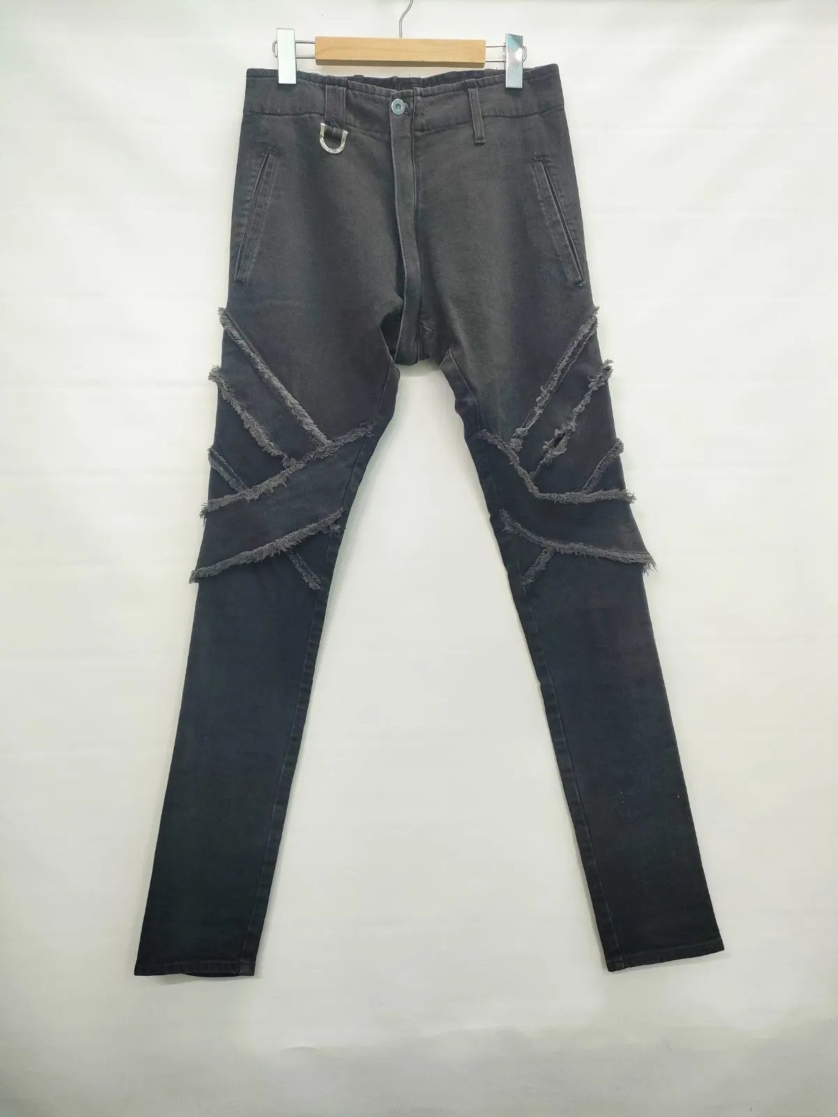 美品　Kiryuyrik キリュウキリュウ　ストレッチ　サルエルパンツ　デニム kiryuyrik - カーブサルエルストレッチパンツCurveSarouelPants