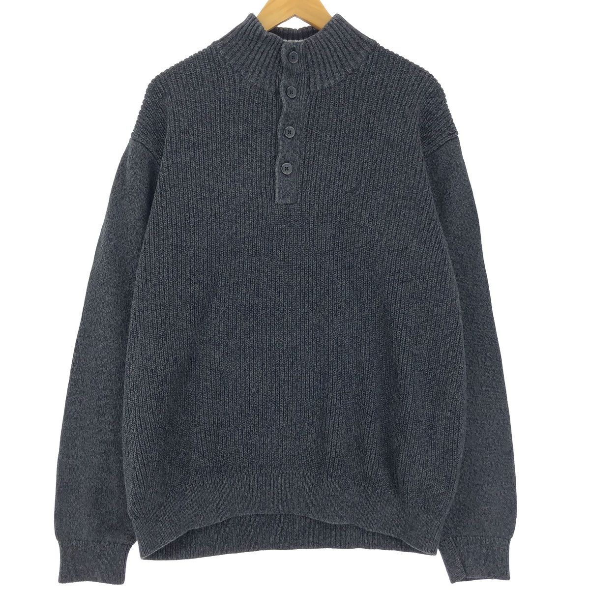 NAUTICA コットン 古着 ノーティカ NAUTICA モックネック コットン 
