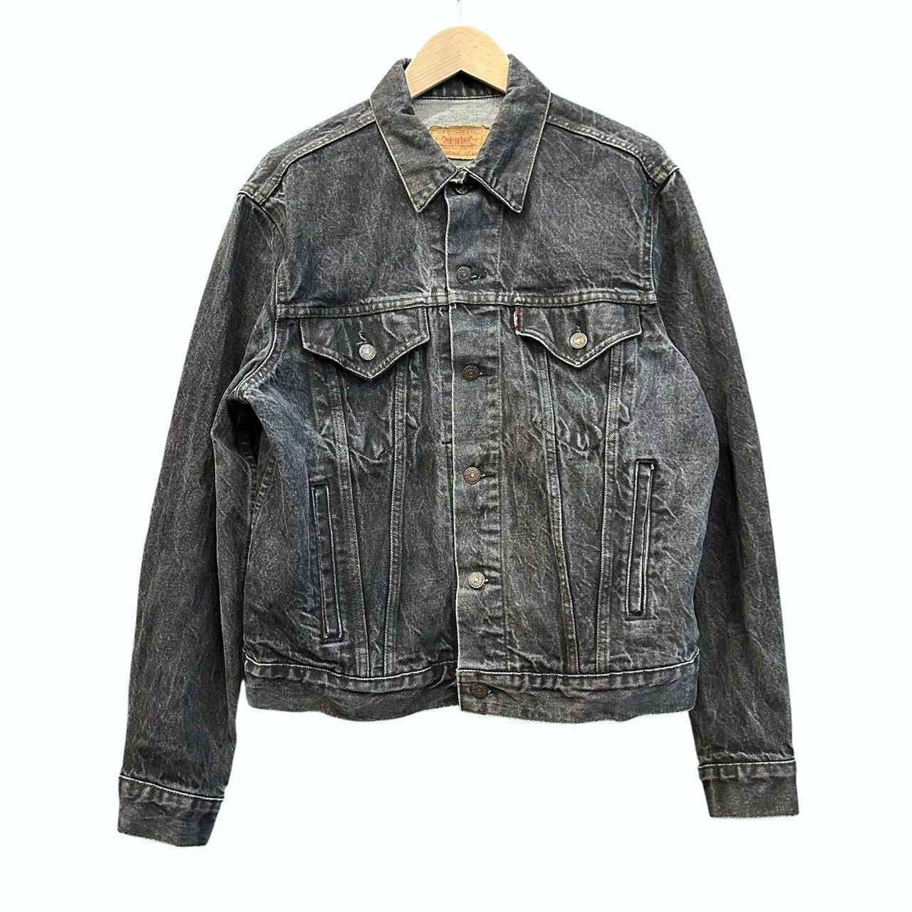 リーバイス 80s 70506 ブラック ヴィンテージ デニム ジャケット 42 リーバイス 80s 70506 ブラック ヴィンテージ デニム ジャケット 42