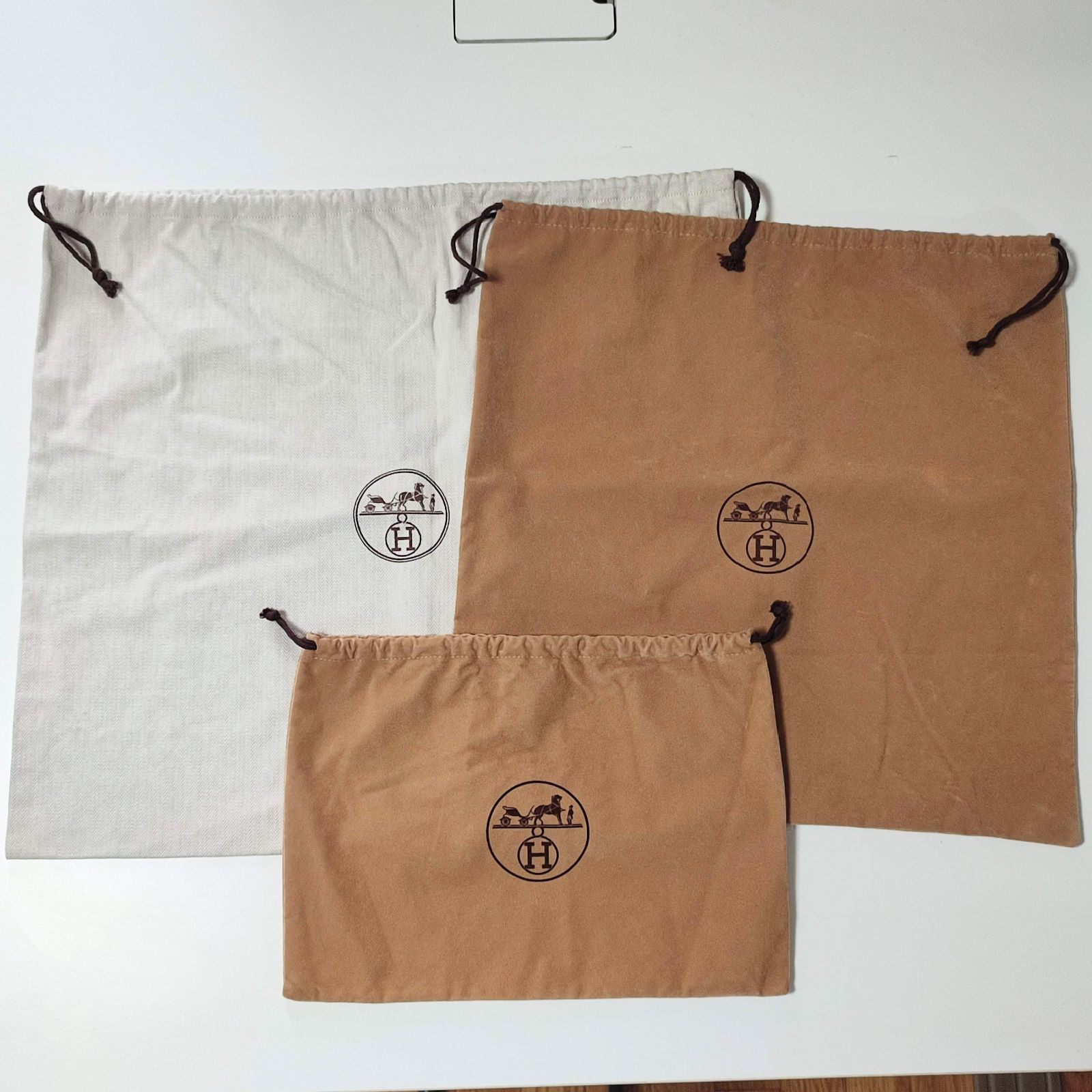 エルメス 保存袋３枚セット 最新アイテム - ラッピング・包装