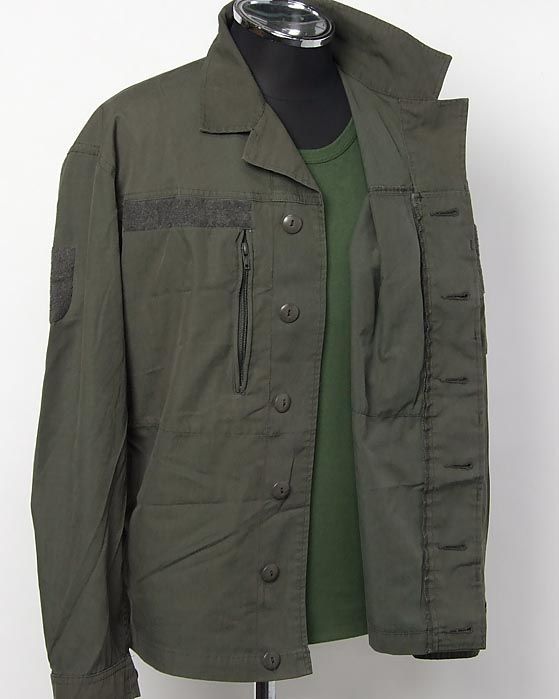 オーストリア軍 OD リップストップ コンバットジャケット USED E90U=