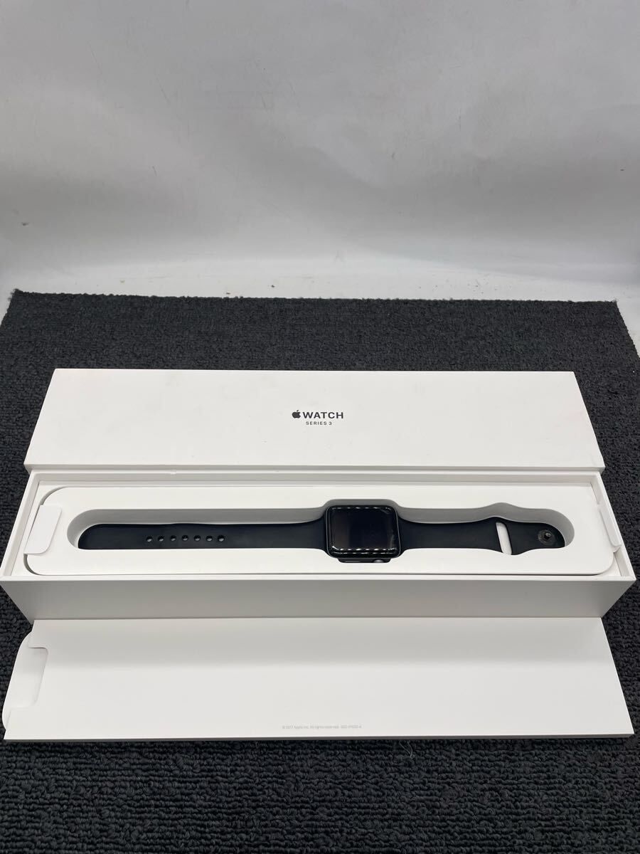 Apple 割引 Watch Series 3 42mm スペースグレイ アルミ 箱付き 初期化