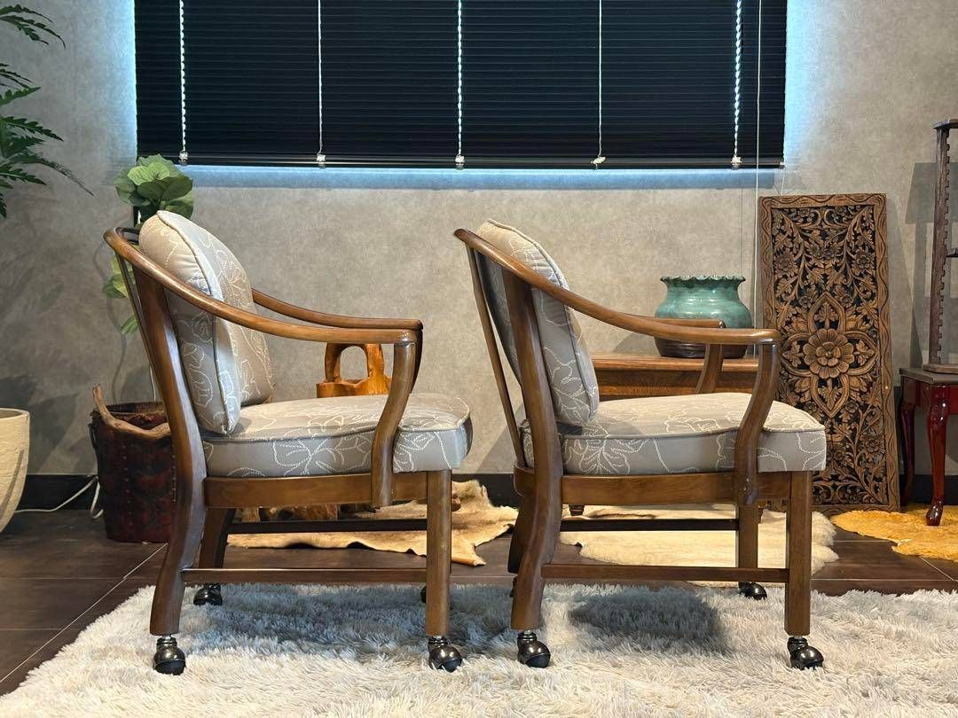 カリモク ダイニングチェア オールドカリモク アームチェア Y1952