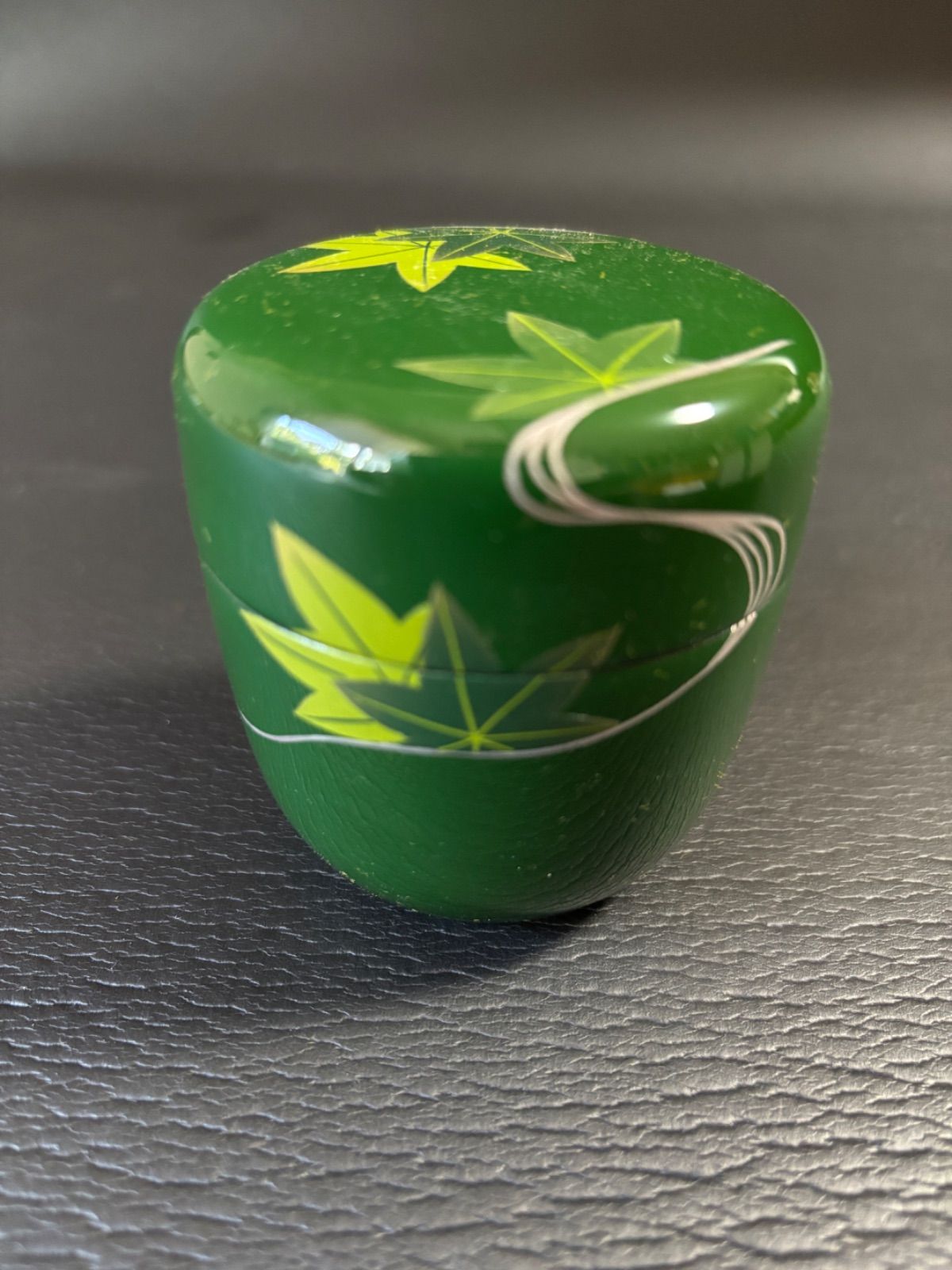 中棗 棗 加賀山中塗 天然木製 楓流水蒔絵 共箱 茶道具 c61703 【公式通販】