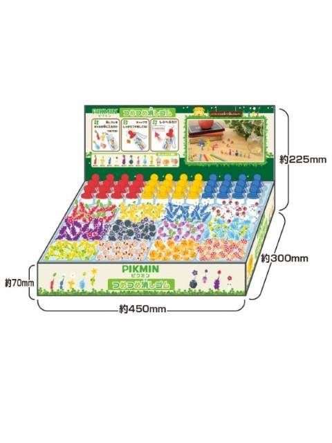 エンスカイ ピクミン つめつめ消しゴム 1BOX ボトル36本入り