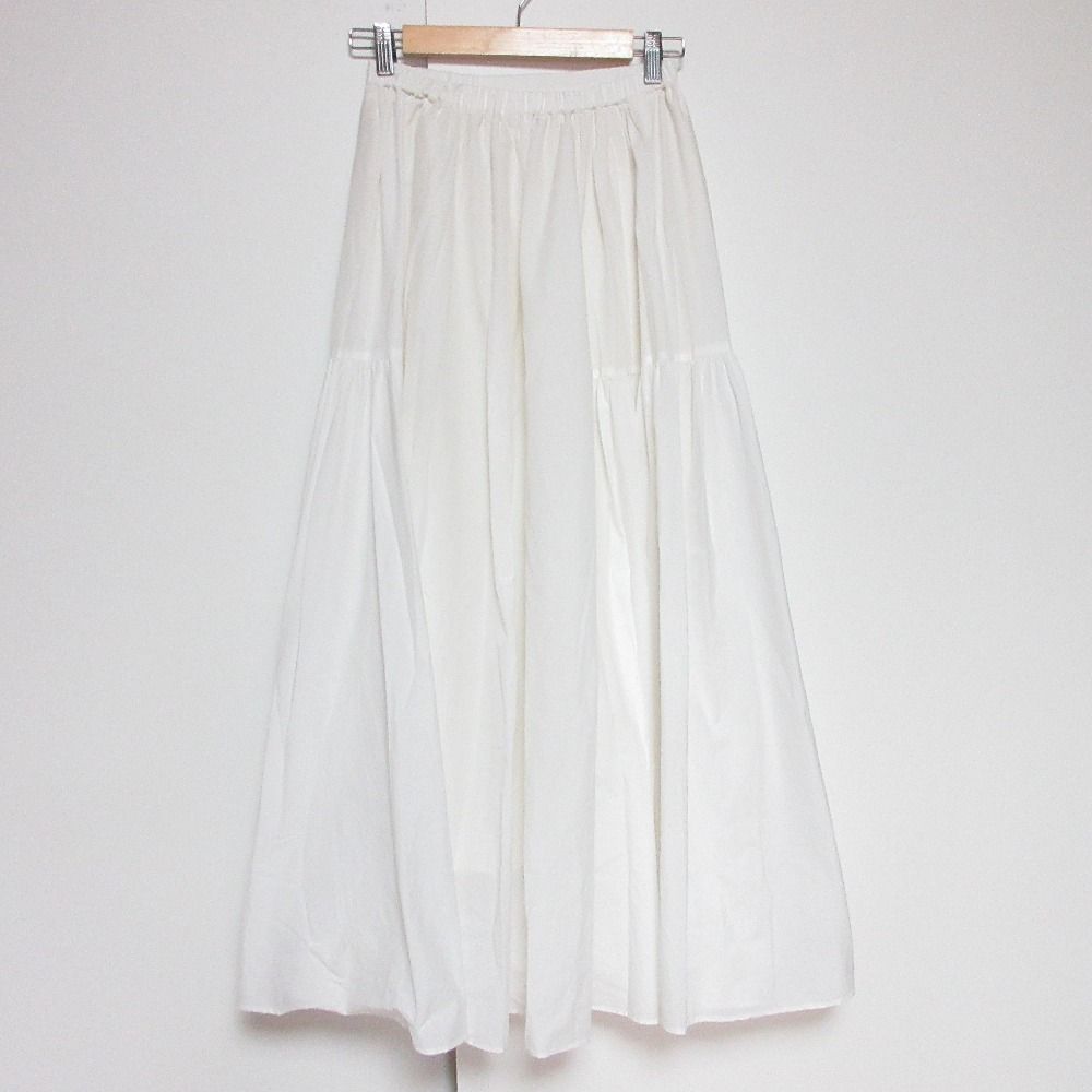 美品 25SS LOUNGEDRESS ラウンジドレス パネルギャザースカート  