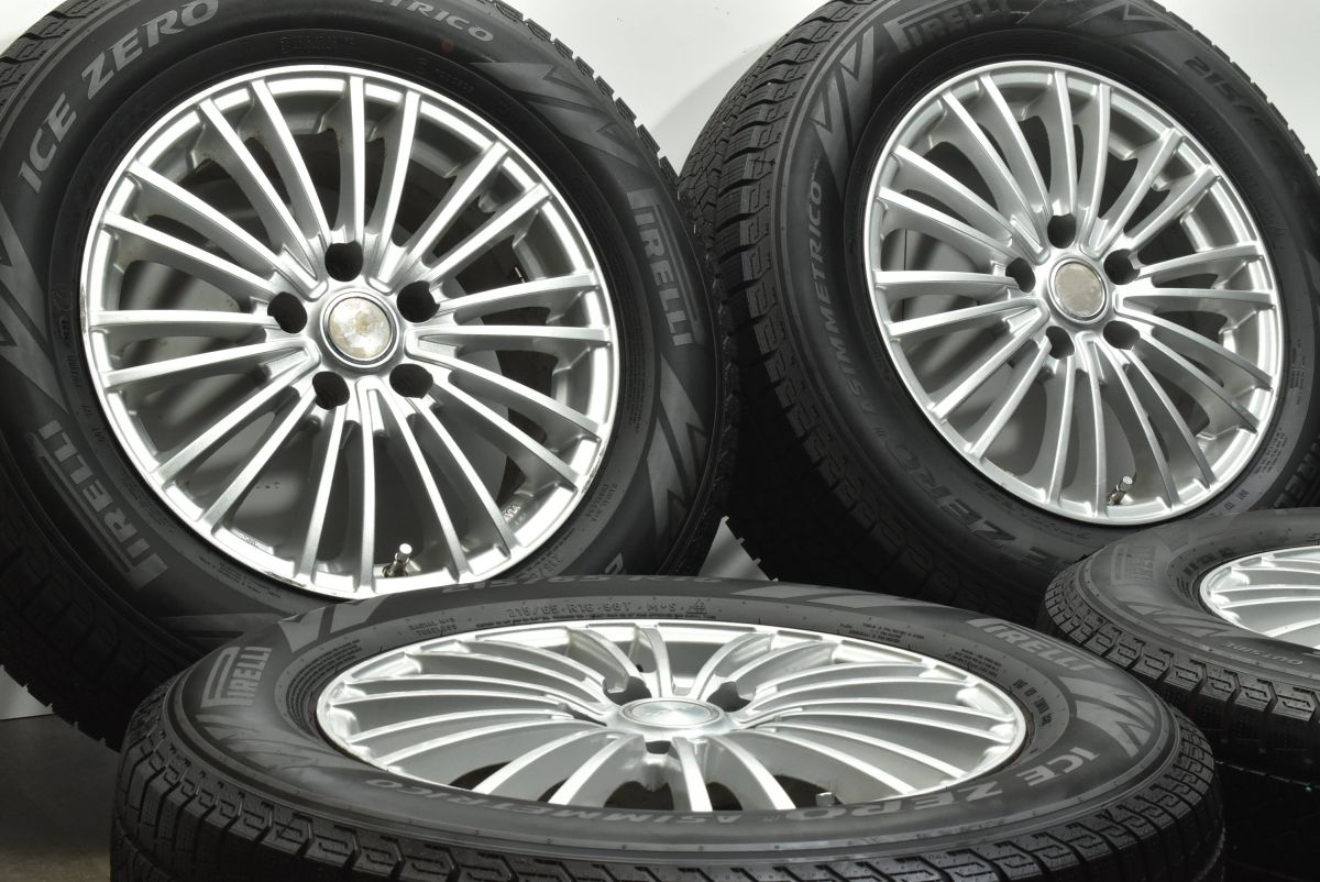 バリ溝】LEBEN 16in 6.5J +40 PCD114.3 ピレリ アイスゼロアシンメトリ 