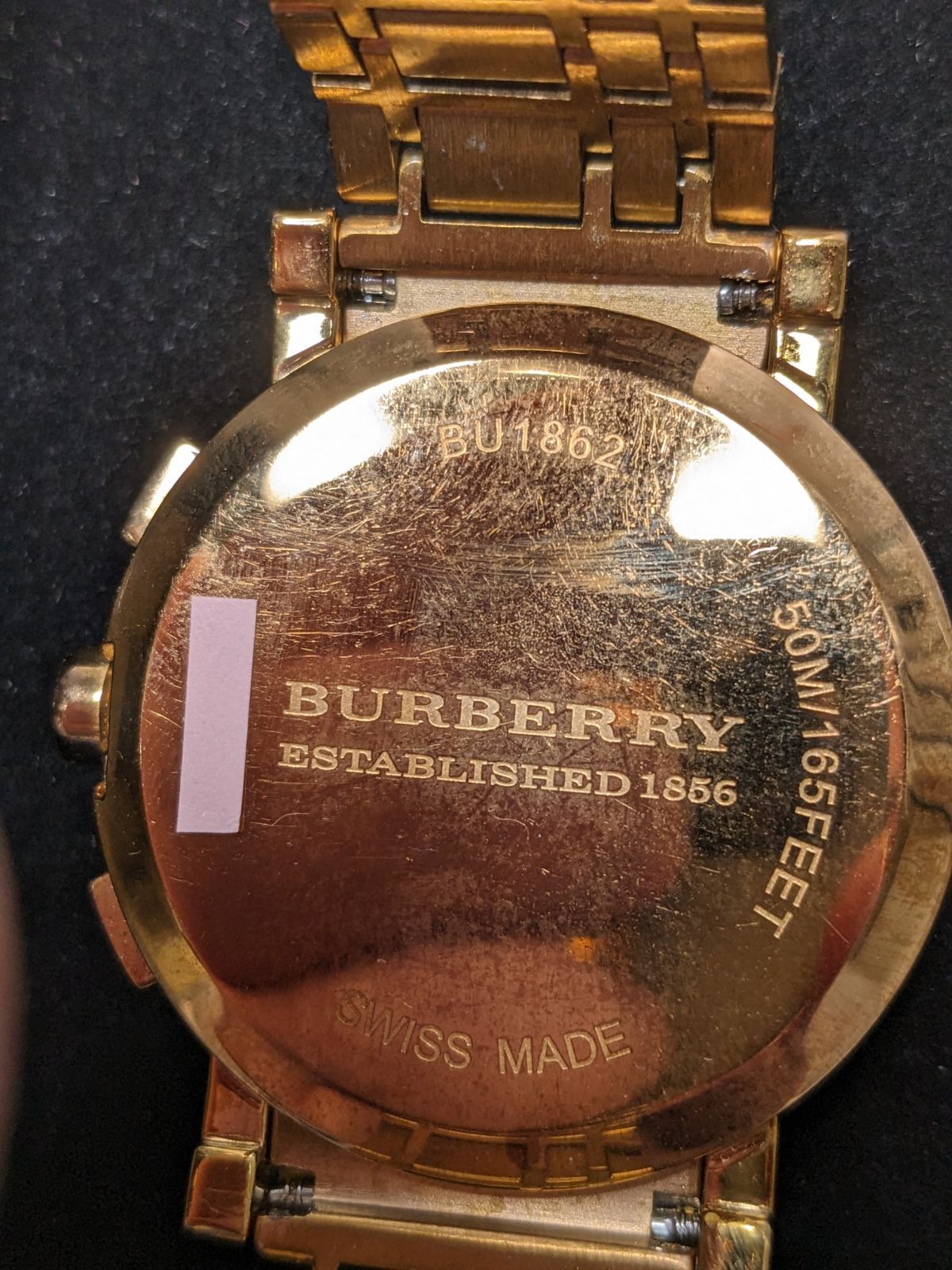 【希少】BURBERRY バーバリー BU1862 腕時計 クロノグラフ BURBERRY 腕時計 BU1862 ESTABLISHED 1856 BURBERRY バーバリー