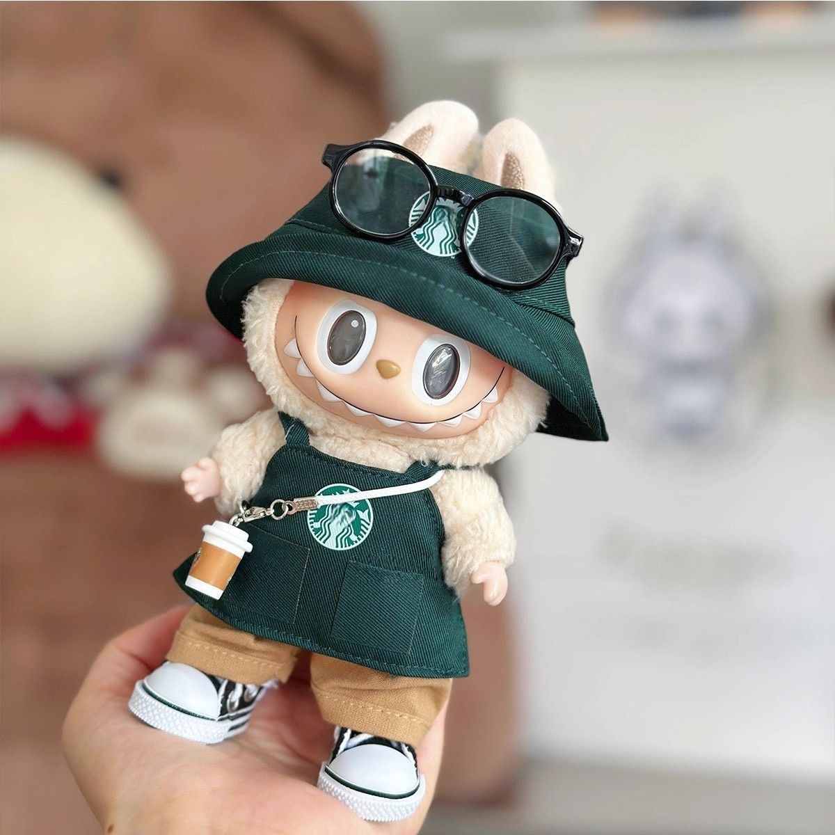 数量限定★キングラブブ★ 着せ替え 衣装 labubu 15cm 服 ラブブ 着せ替え labubu - メルカリ
