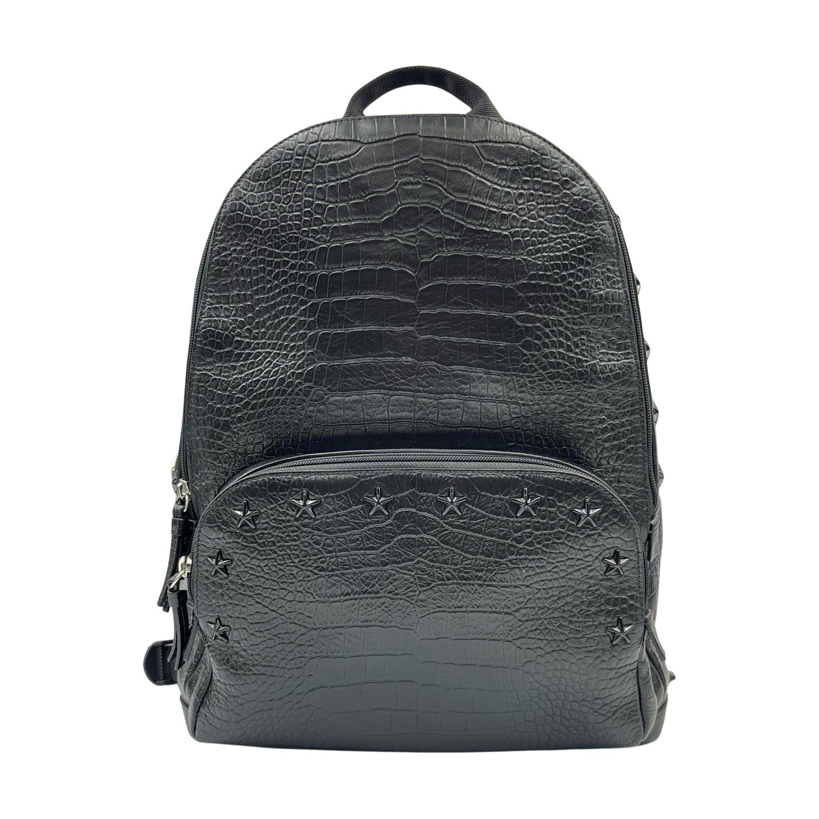 【極美品】ジミーチュウ SUKI リュック デイパック スタッズ レザー 黒 ☆すぐ届く☆JimmyChoo ジミーチュウ 星スタッズ レザーリュック