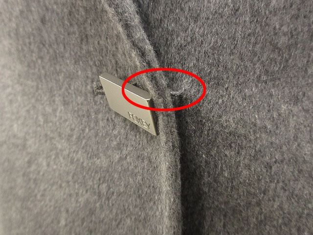  フォクシー FOXEY カシミヤ セットアップ ジャケット スカート 38 グレー スーツ スカートスーツ上下 ビジネススーツ