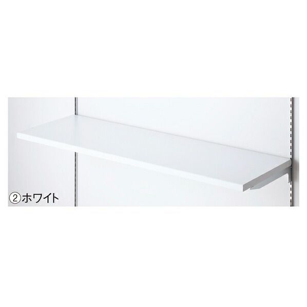 【まとめ買い10個セット品】 木棚セット W60×D30cm ホワイト 61-422-46-2