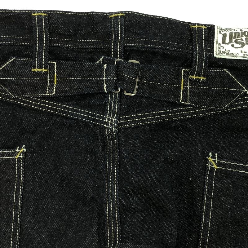 中古】FREEWHEELERS DERRICKMAN ダブルニーデニムペインター 中古】FREEWHEELERS DERRICKMAN ダブルニーデニムペインター