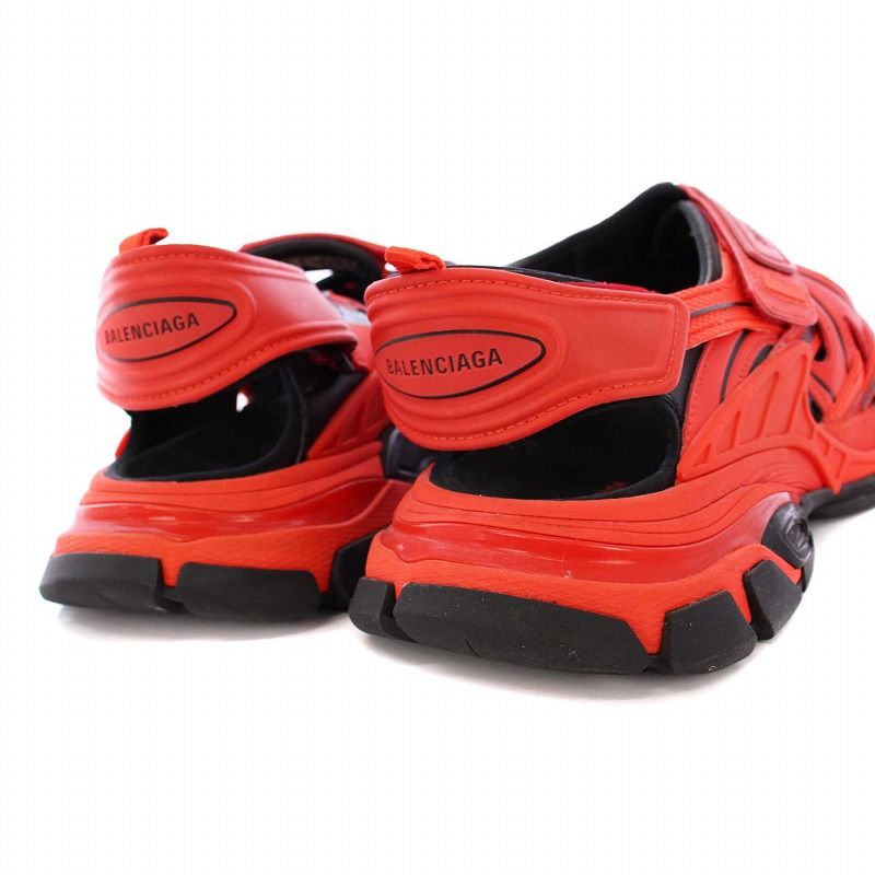 バレンシアガ BALENCIAGA TRACK SANDAL トラックサンダル 43 28.5cm 黒