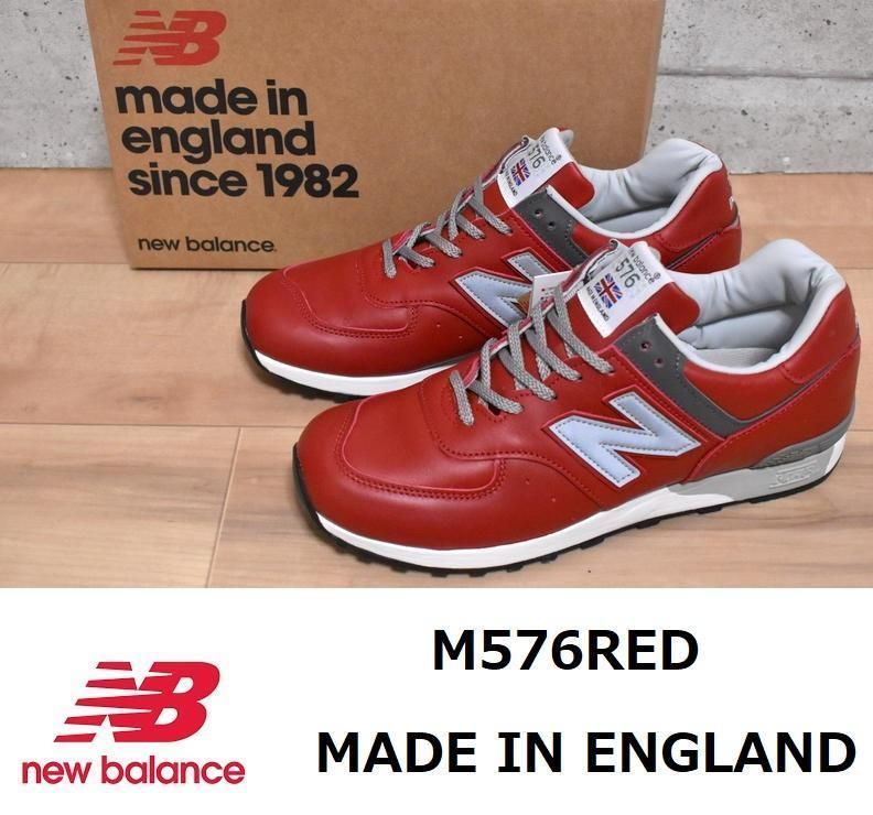 ニューバランス M576RED 26.5cm D イングランド製 UK new balance 576 RED - メルカリ