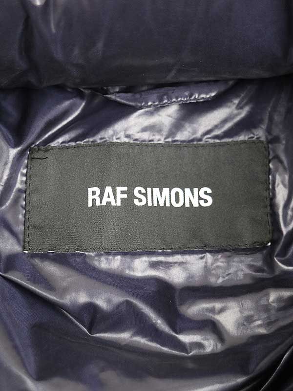 RAF SIMONS ラフシモンズ 16AW 2 tone Big downfield coat オーバー ...