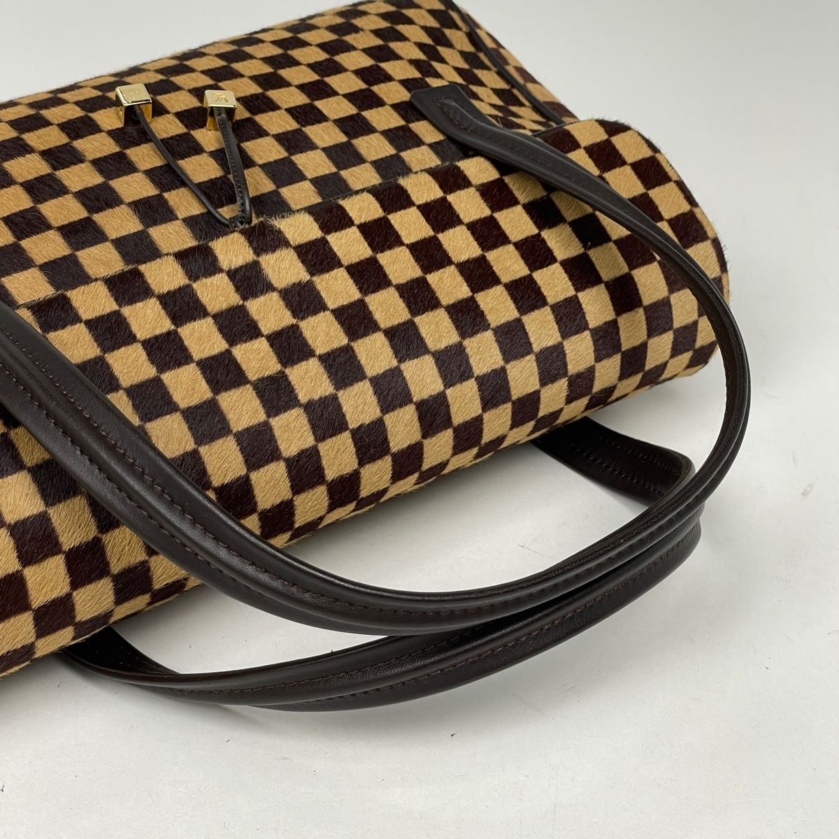 ルイヴィトン M92131 ライオン ダミエ ソバージュ ハラコ ハンドバッグ 11610989_7.jpg