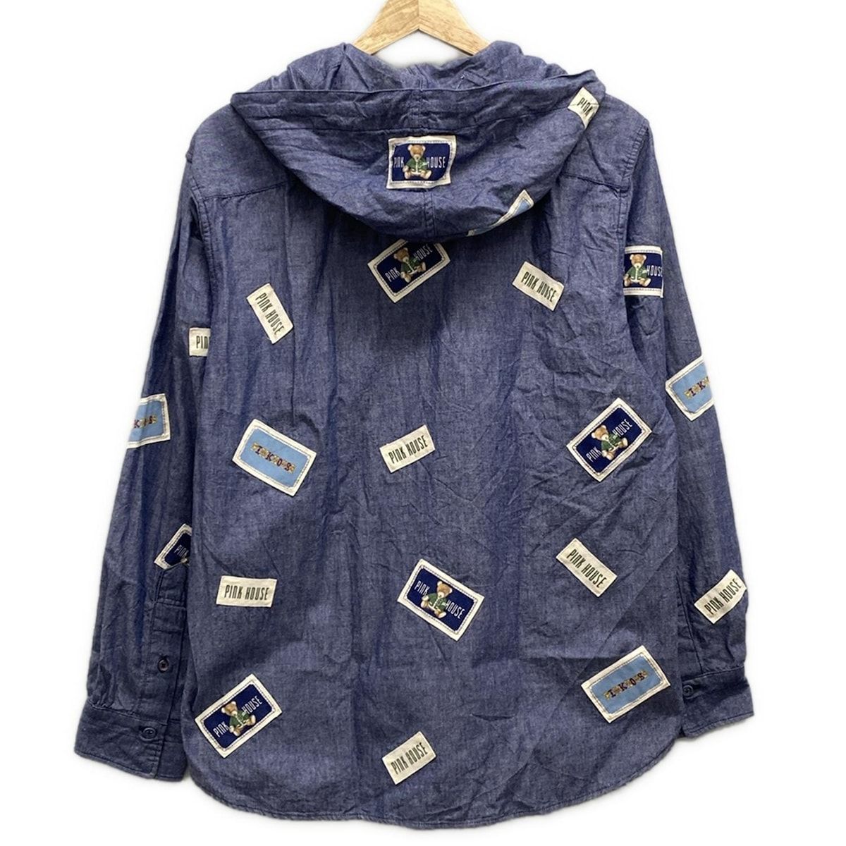 PINK HOUSE ピンクハウス ブルゾン レディース - ネイビー×白×マルチ 長袖 テディベア 春 秋