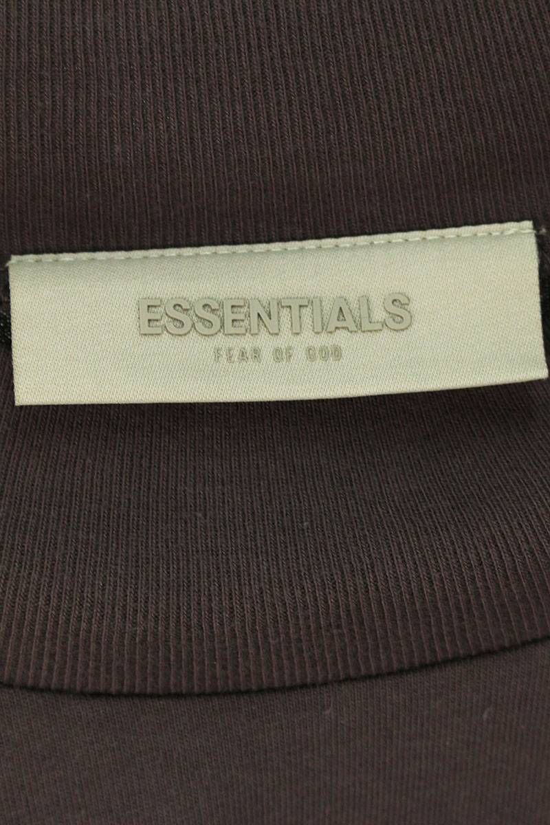 フォグ ESSENTIALS L/S Tee PLUM フロントロゴ長袖カットソー メンズ M