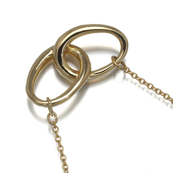 ティファニー ネックレス ダブルループ K18YG #171577 - メルカリ